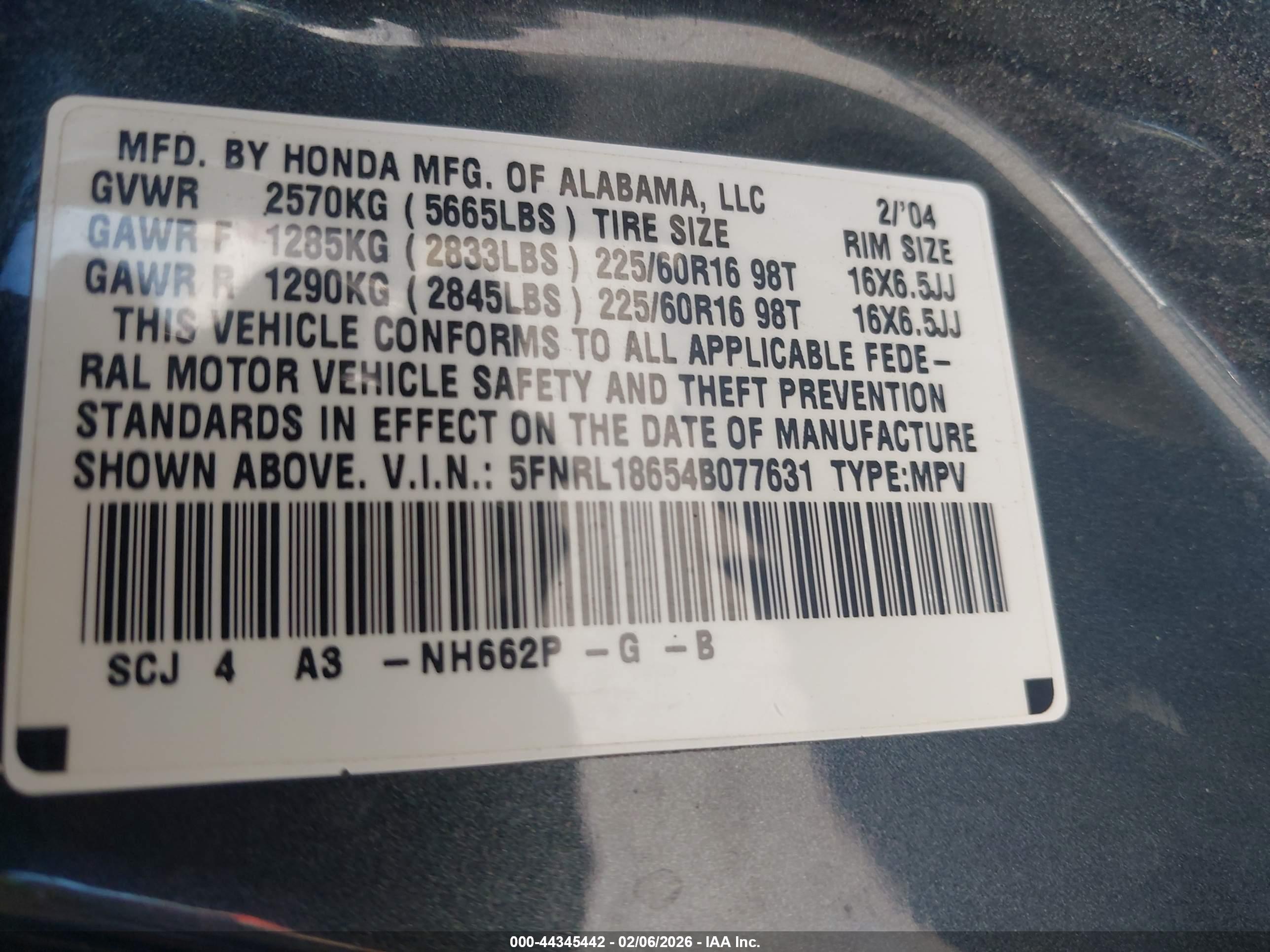 HONDA ODYSSEY image 9
