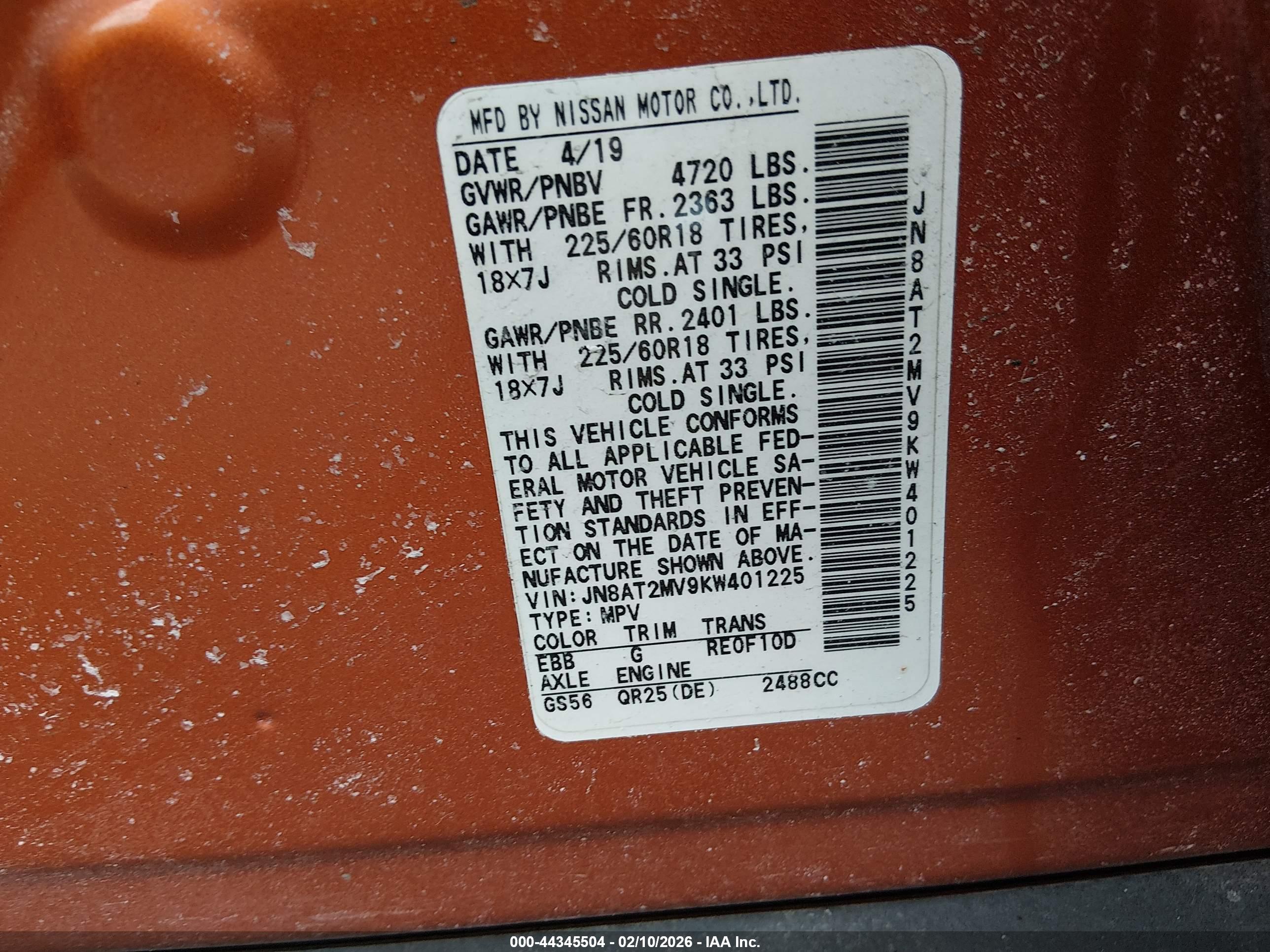 NISSAN ROGUE image 9
