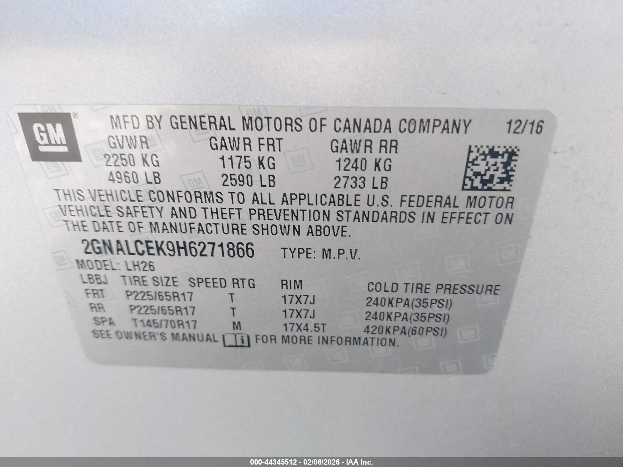 CHEVROLET EQUINOX image 9