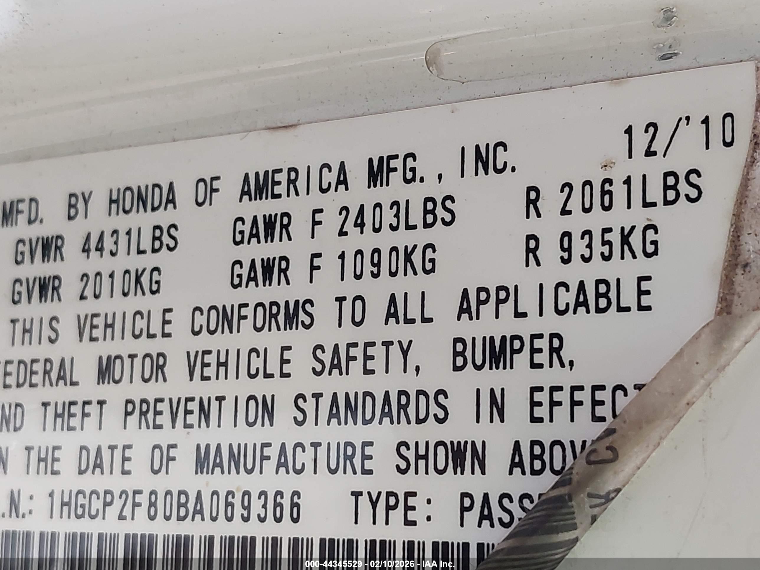HONDA ACCORD image 9