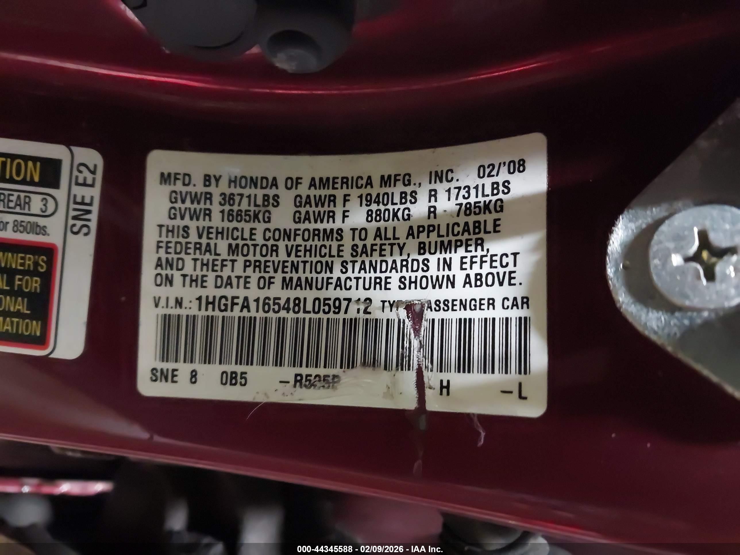 HONDA CIVIC image 9