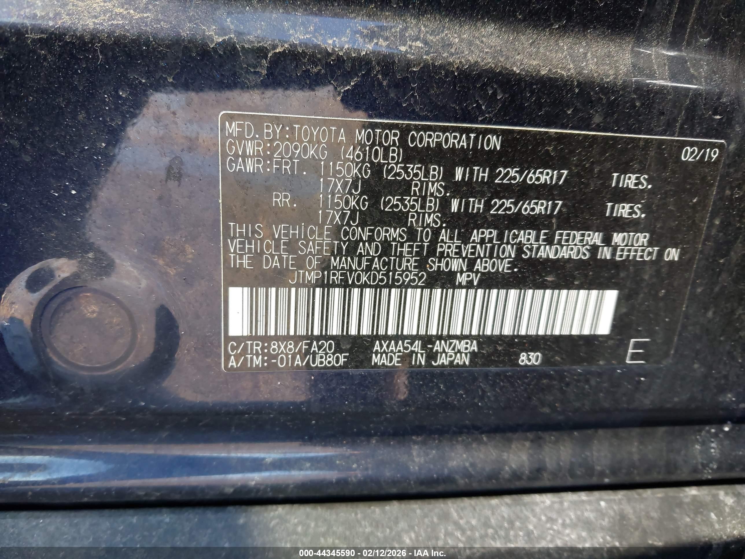 TOYOTA RAV4 image 9