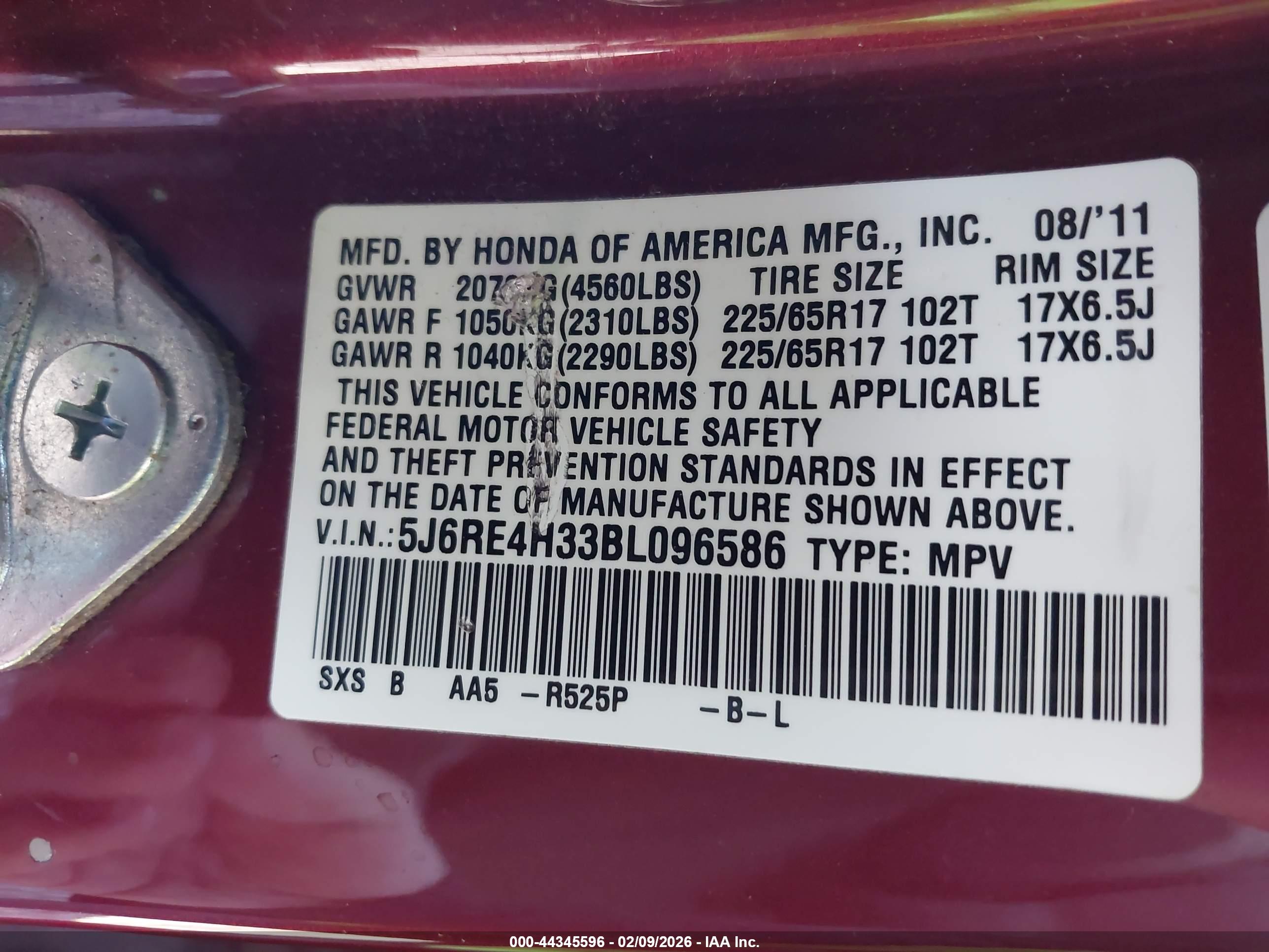 HONDA CR-V image 9