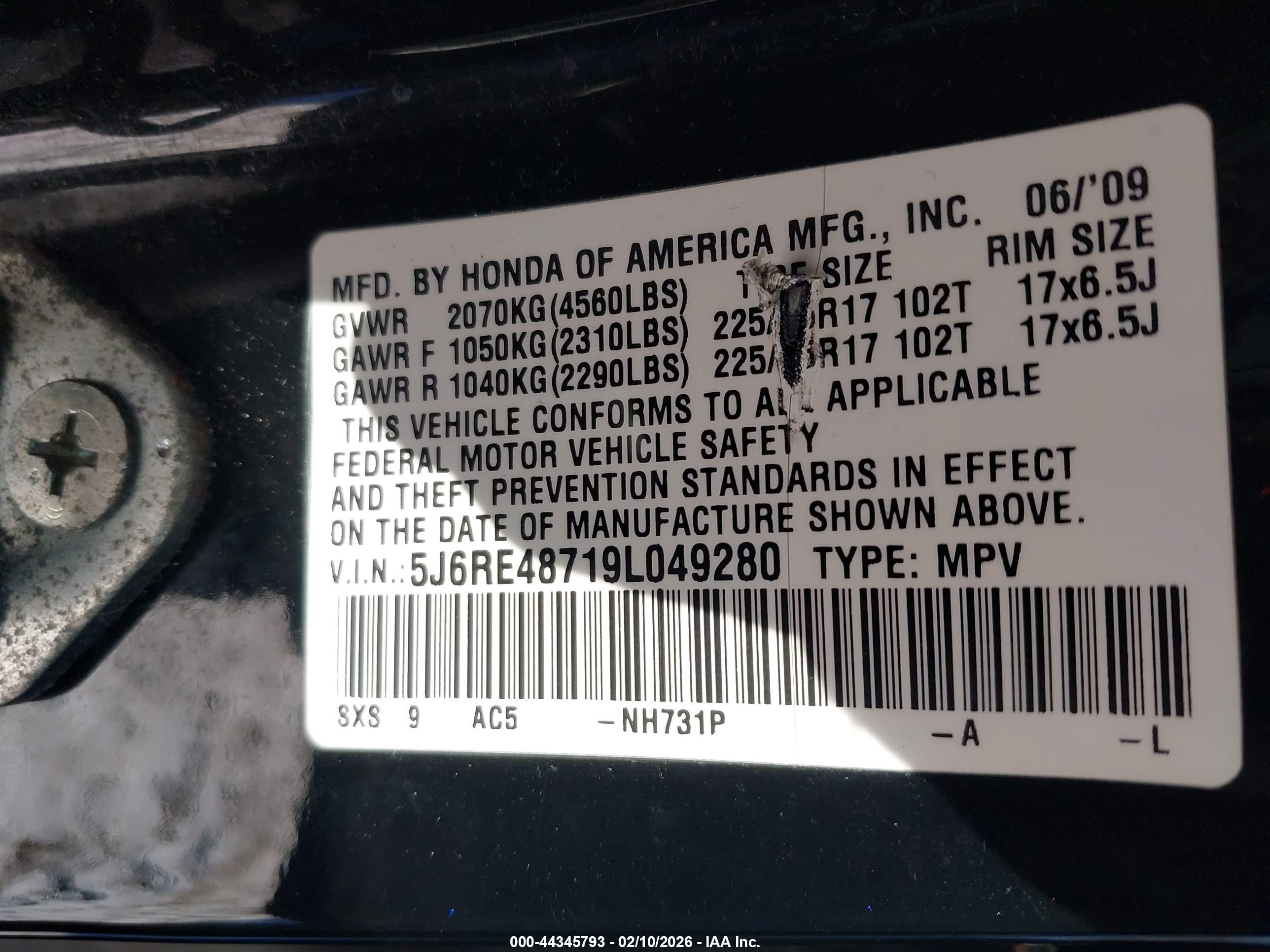 HONDA CR-V image 9
