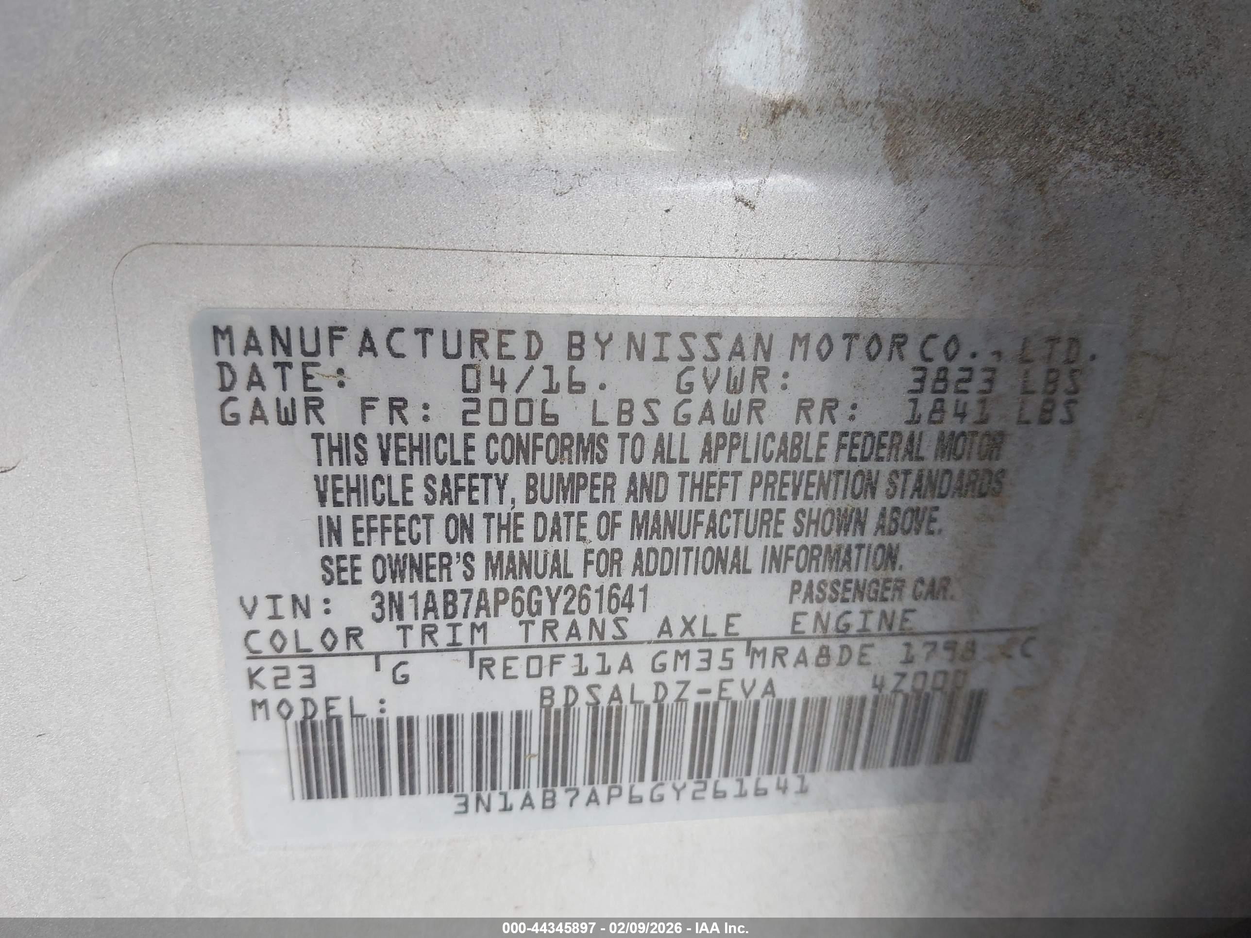 NISSAN SENTRA image 9