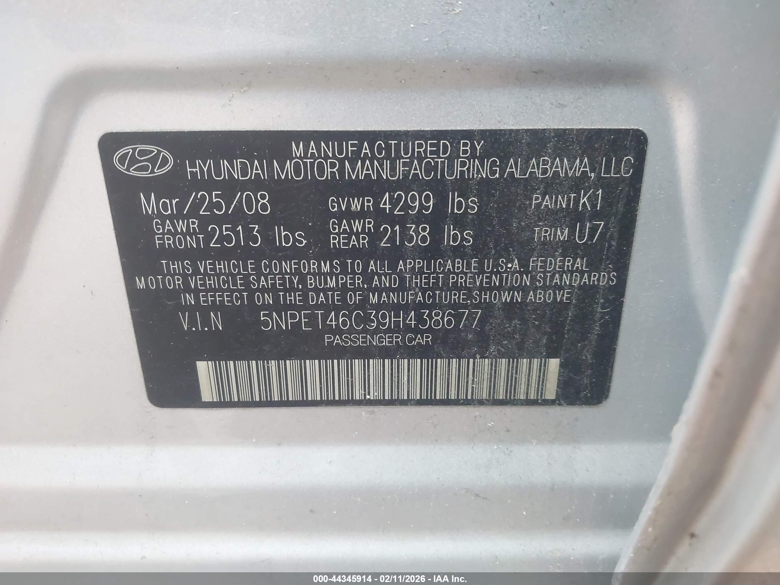 HYUNDAI SONATA image 9