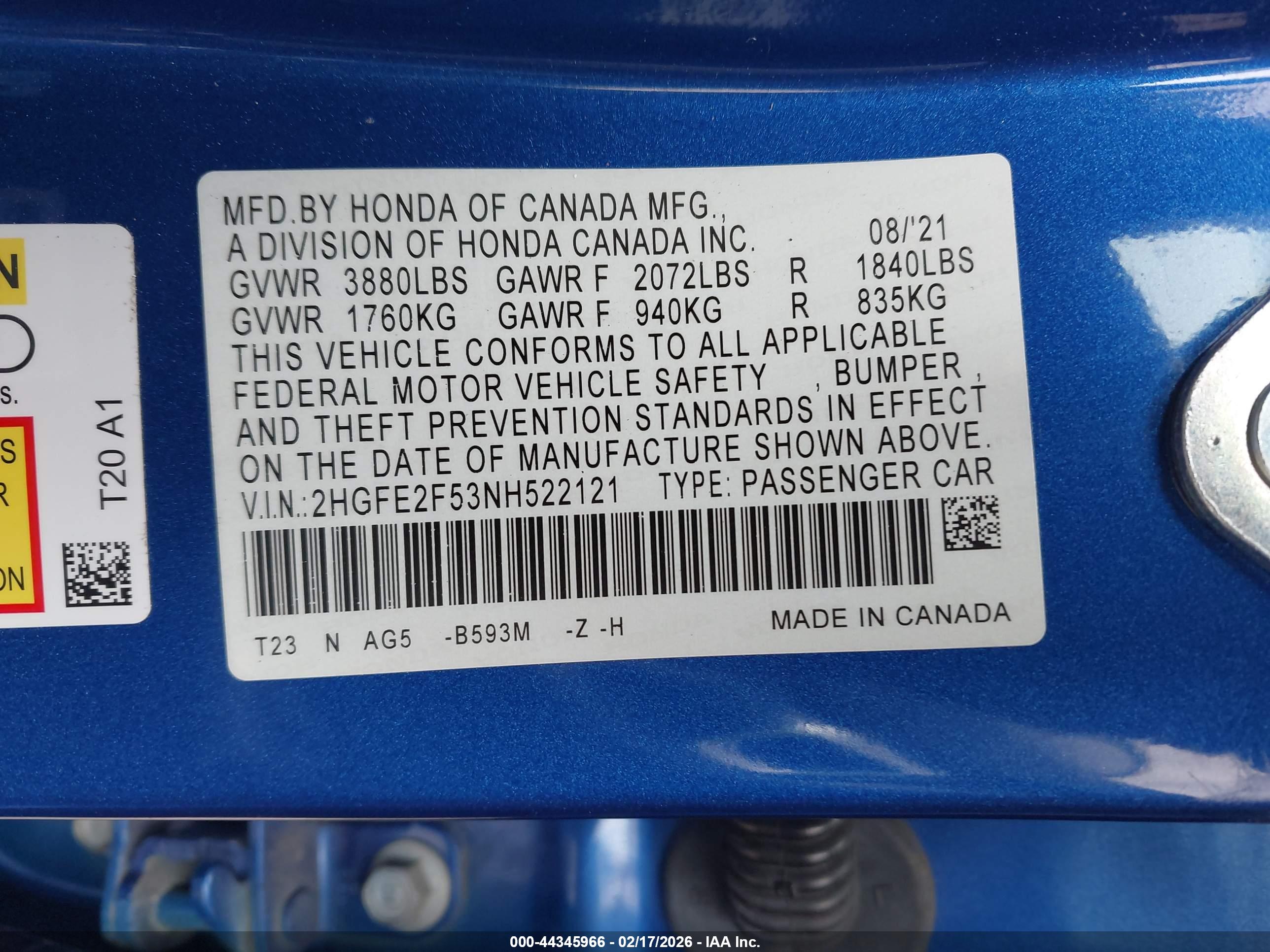 HONDA CIVIC image 9