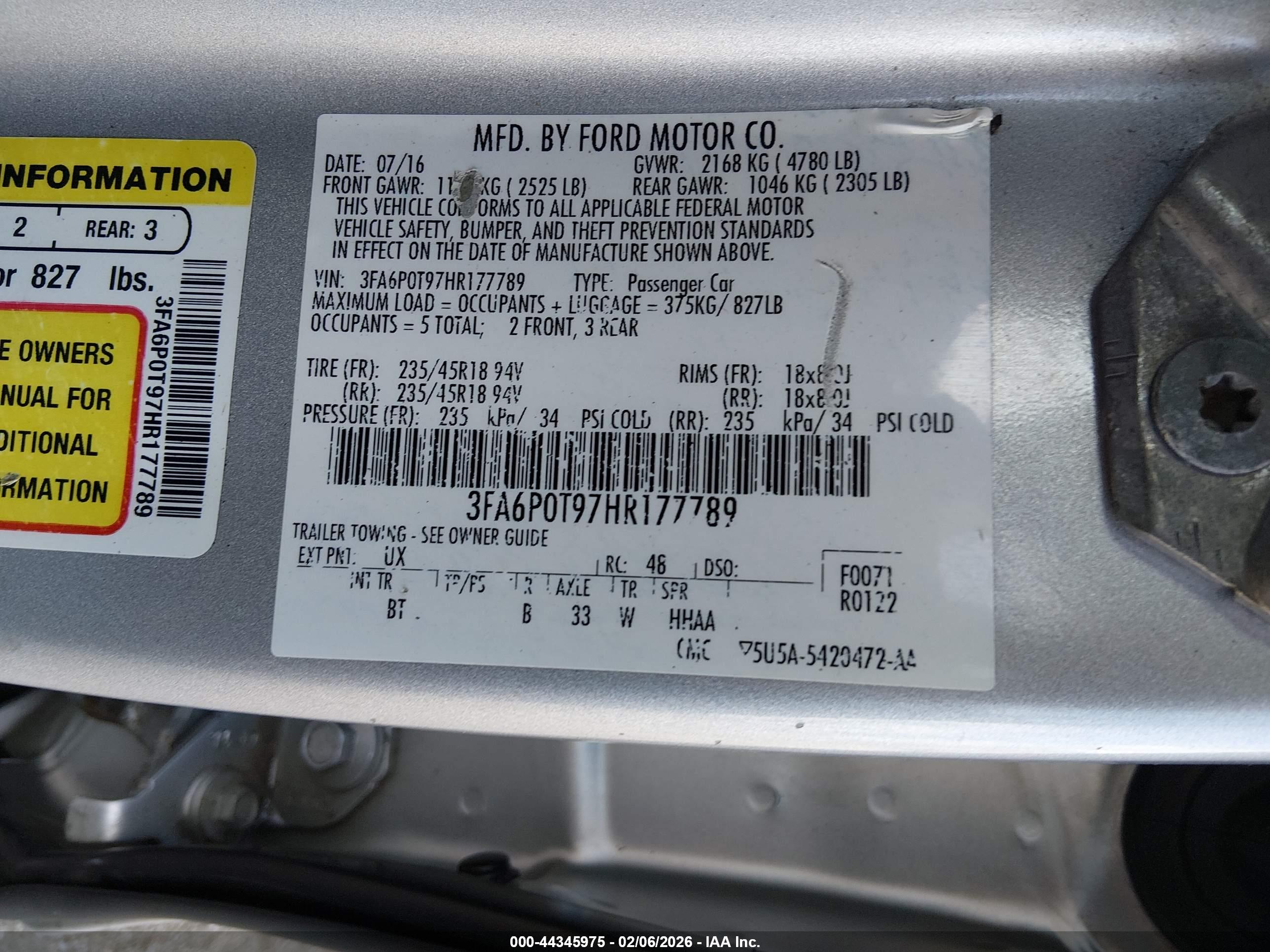 FORD FUSION image 9