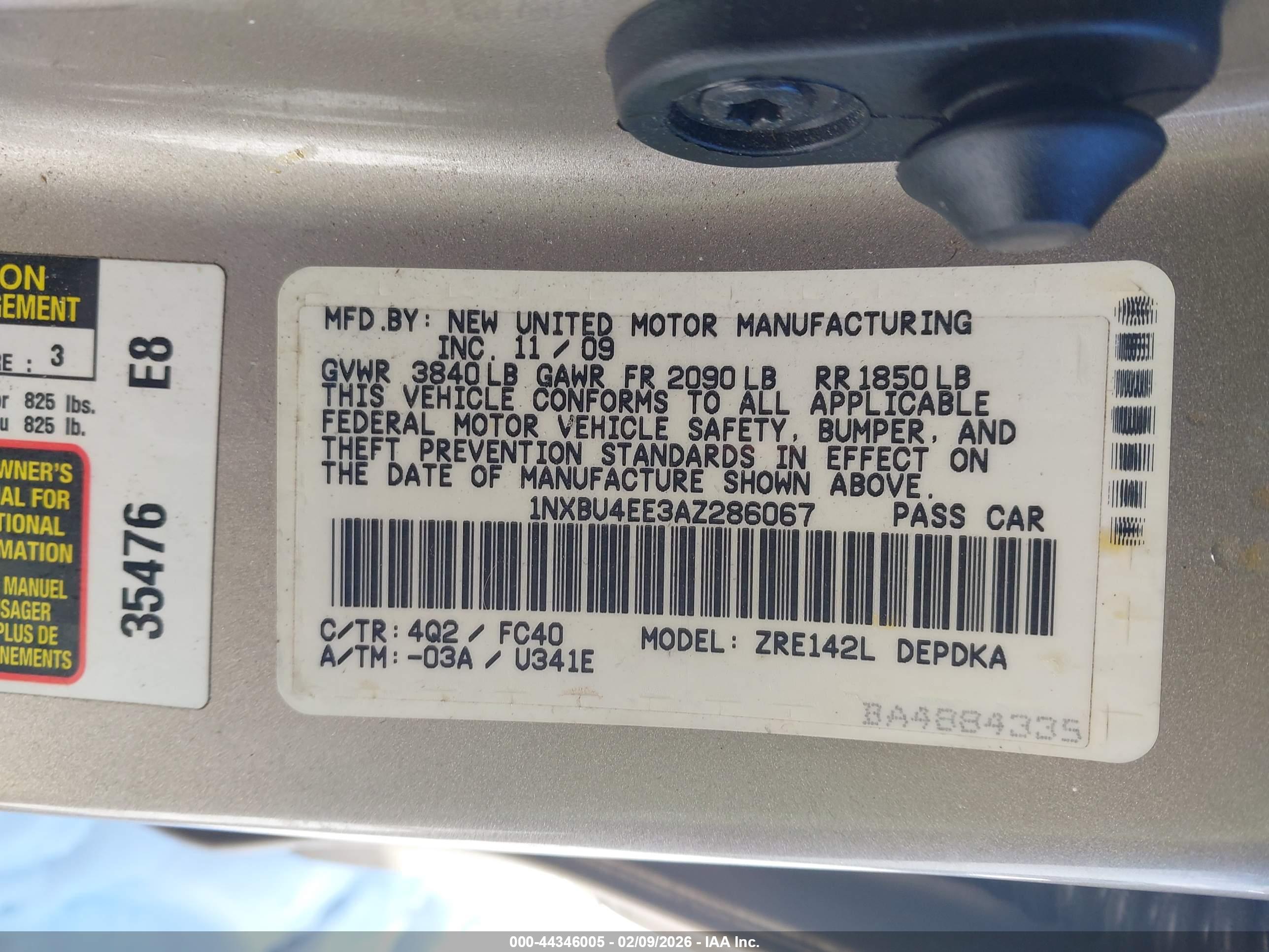 TOYOTA COROLLA image 9