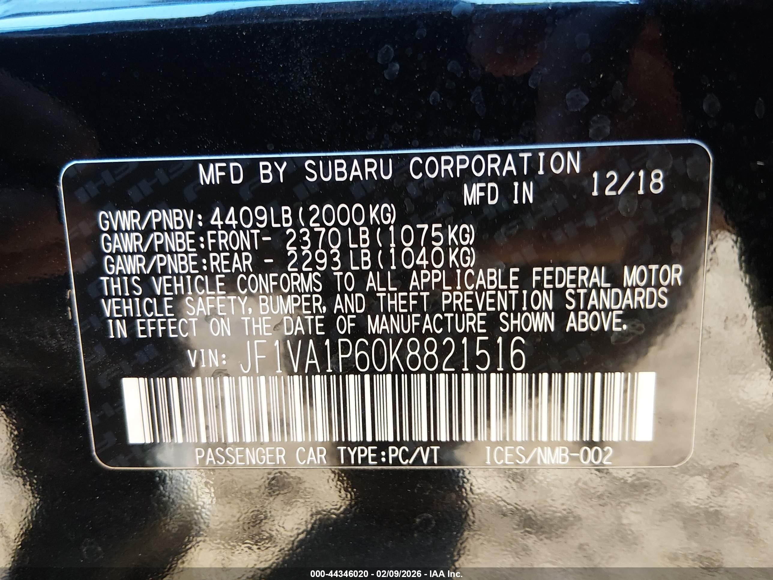 SUBARU WRX image 9