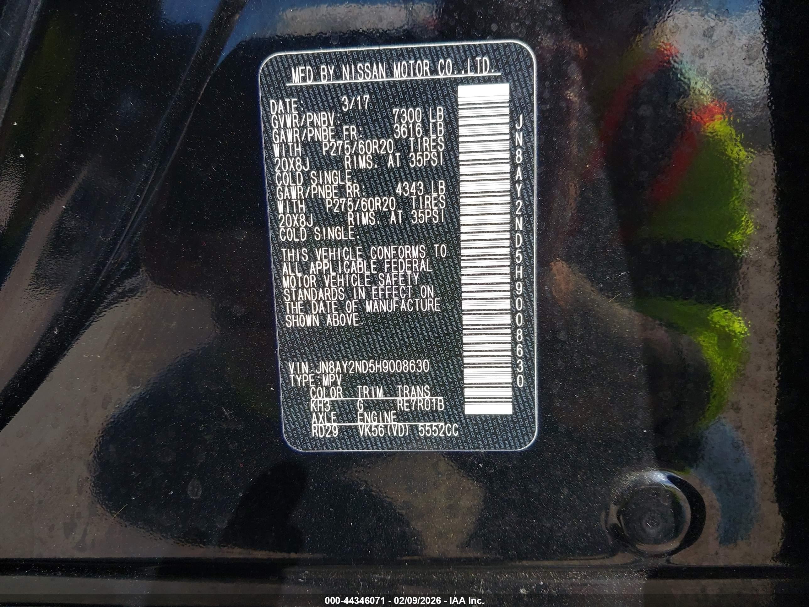 NISSAN ARMADA image 9