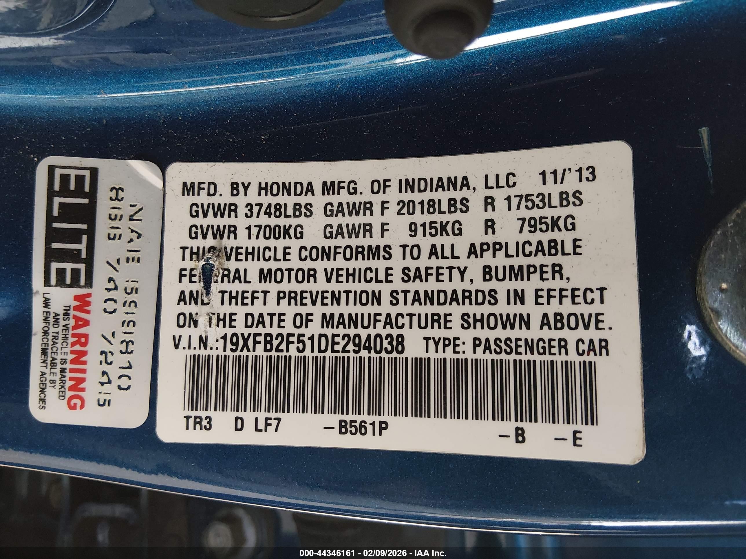 HONDA CIVIC image 9