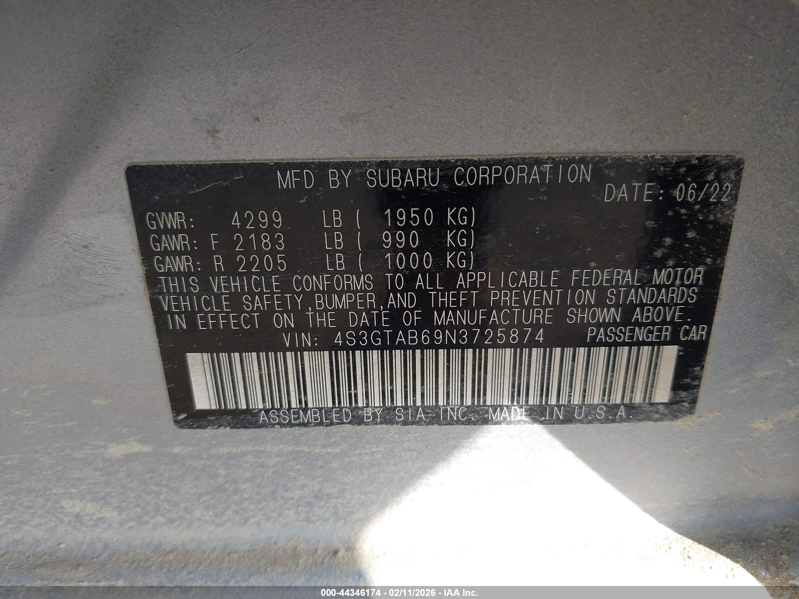SUBARU IMPREZA image 9