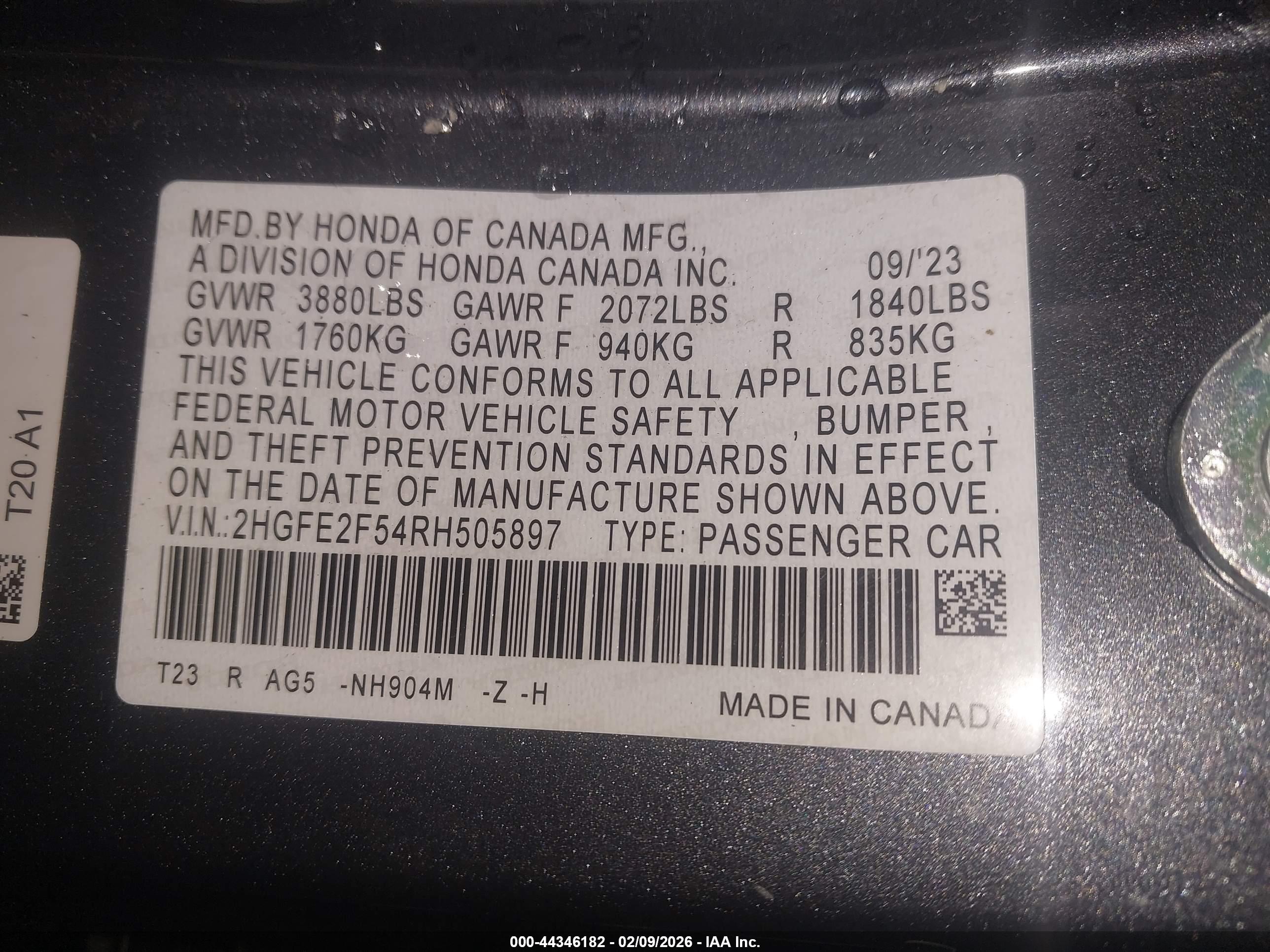 HONDA CIVIC image 9