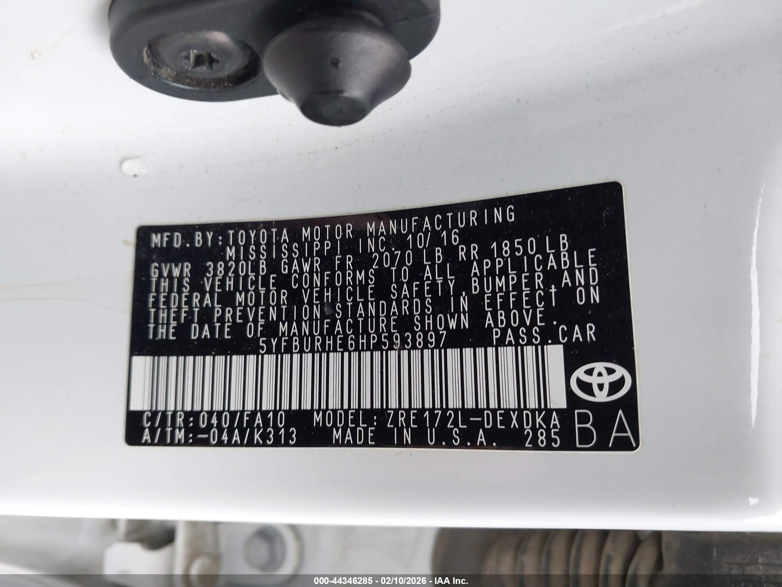 TOYOTA COROLLA image 9