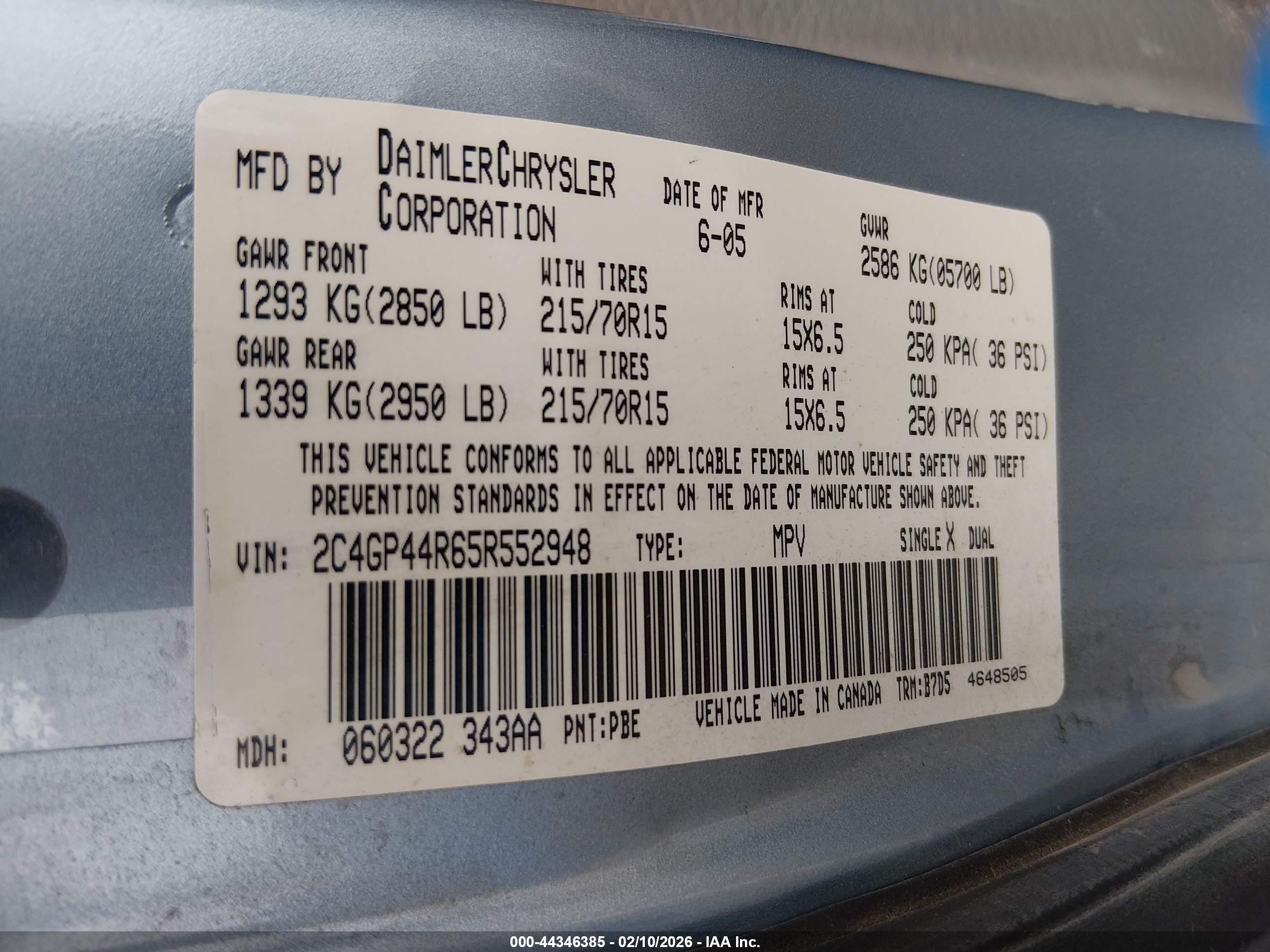 CHRYSLER TOWN image 9