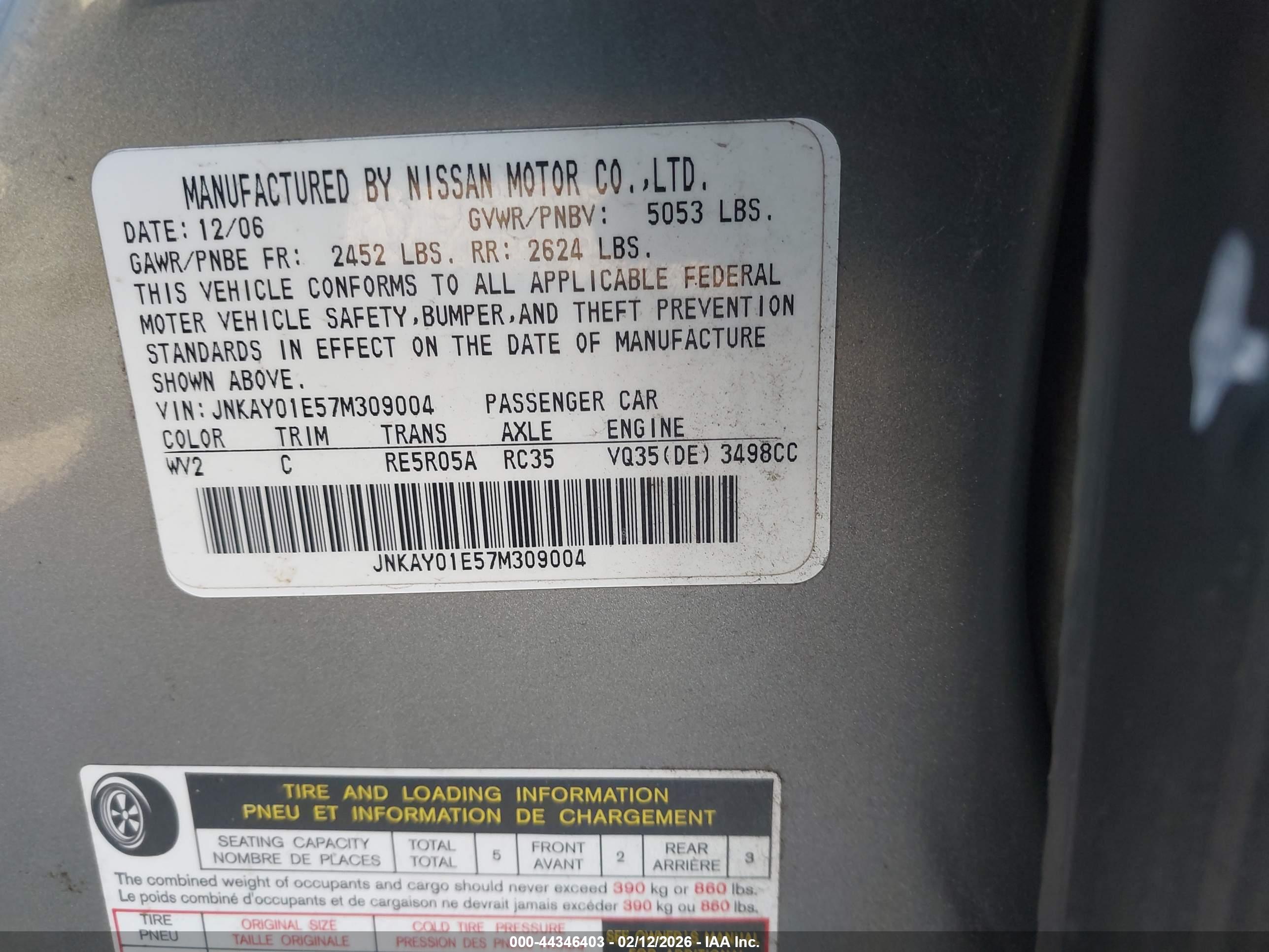 INFINITI M35 image 9