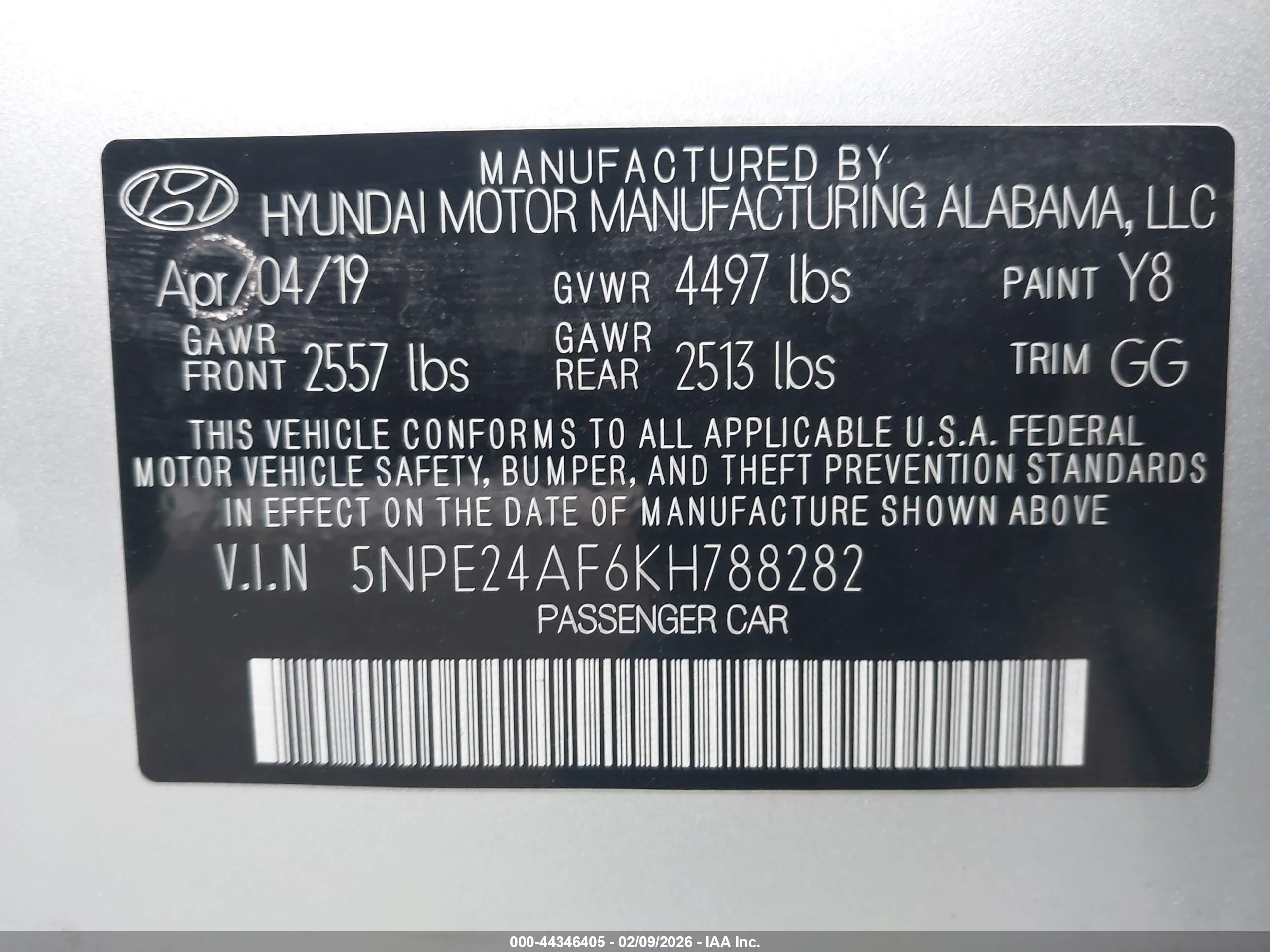 HYUNDAI SONATA image 9