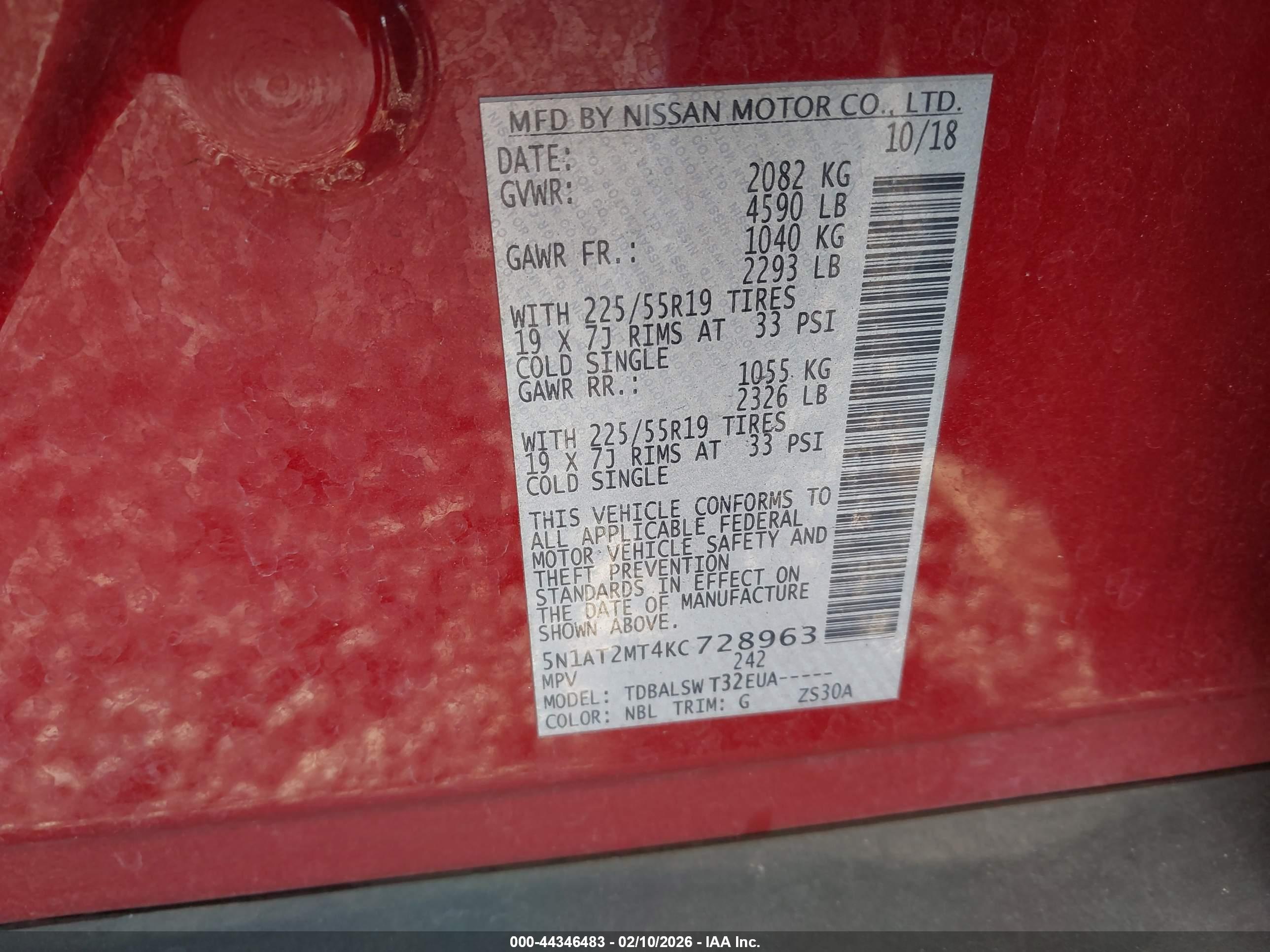 NISSAN ROGUE image 9