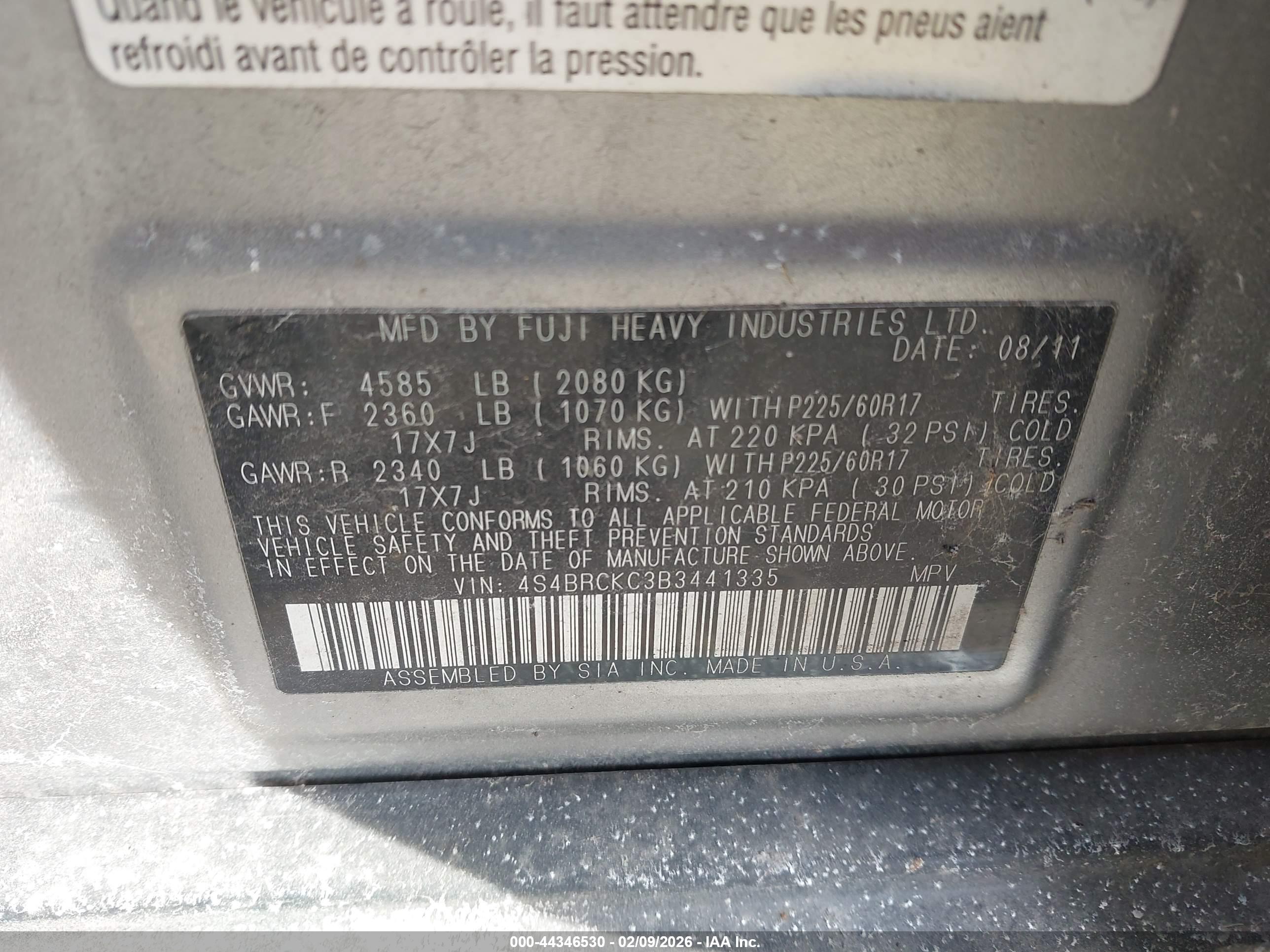 SUBARU OUTBACK image 9