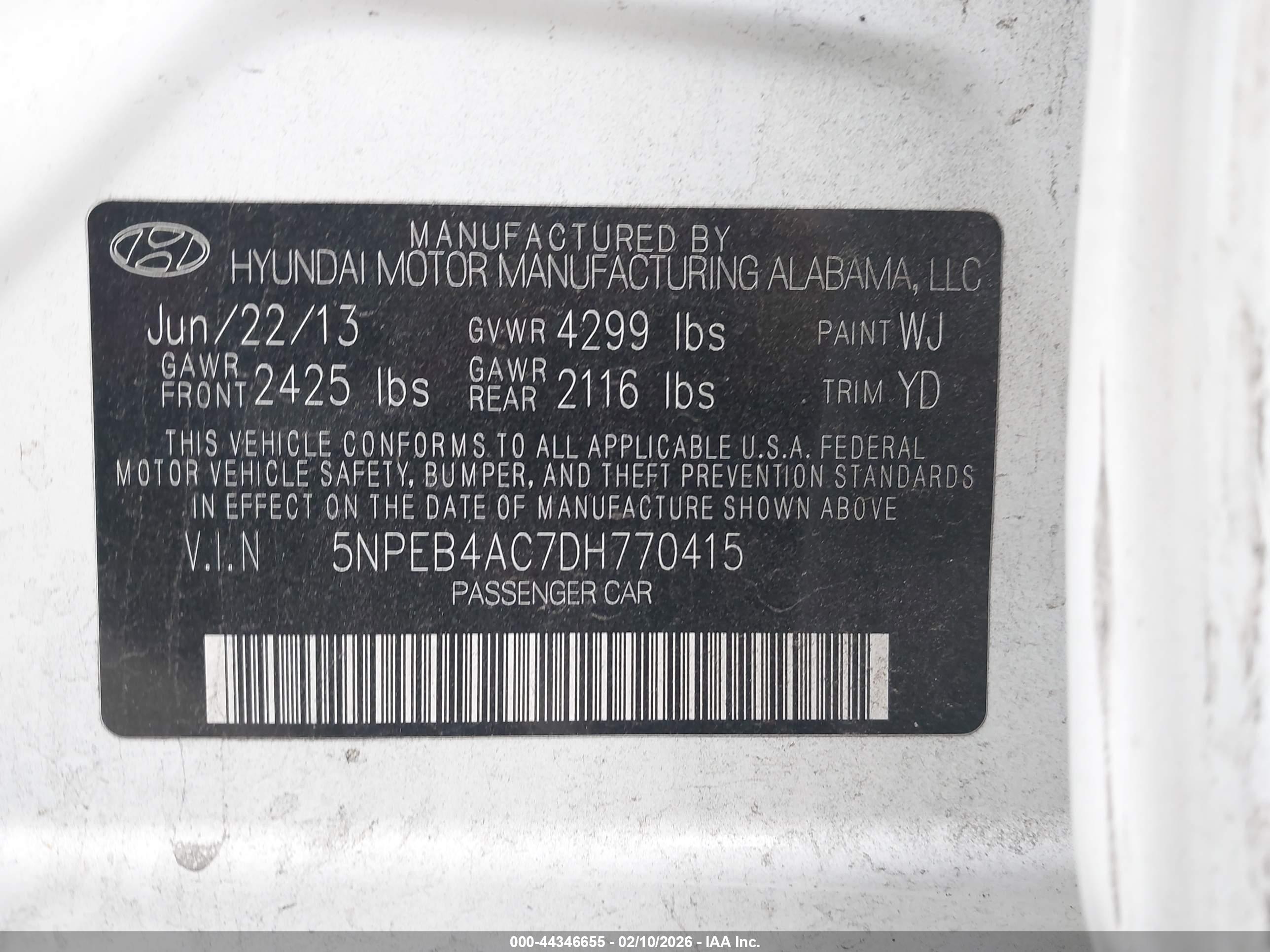 HYUNDAI SONATA image 9