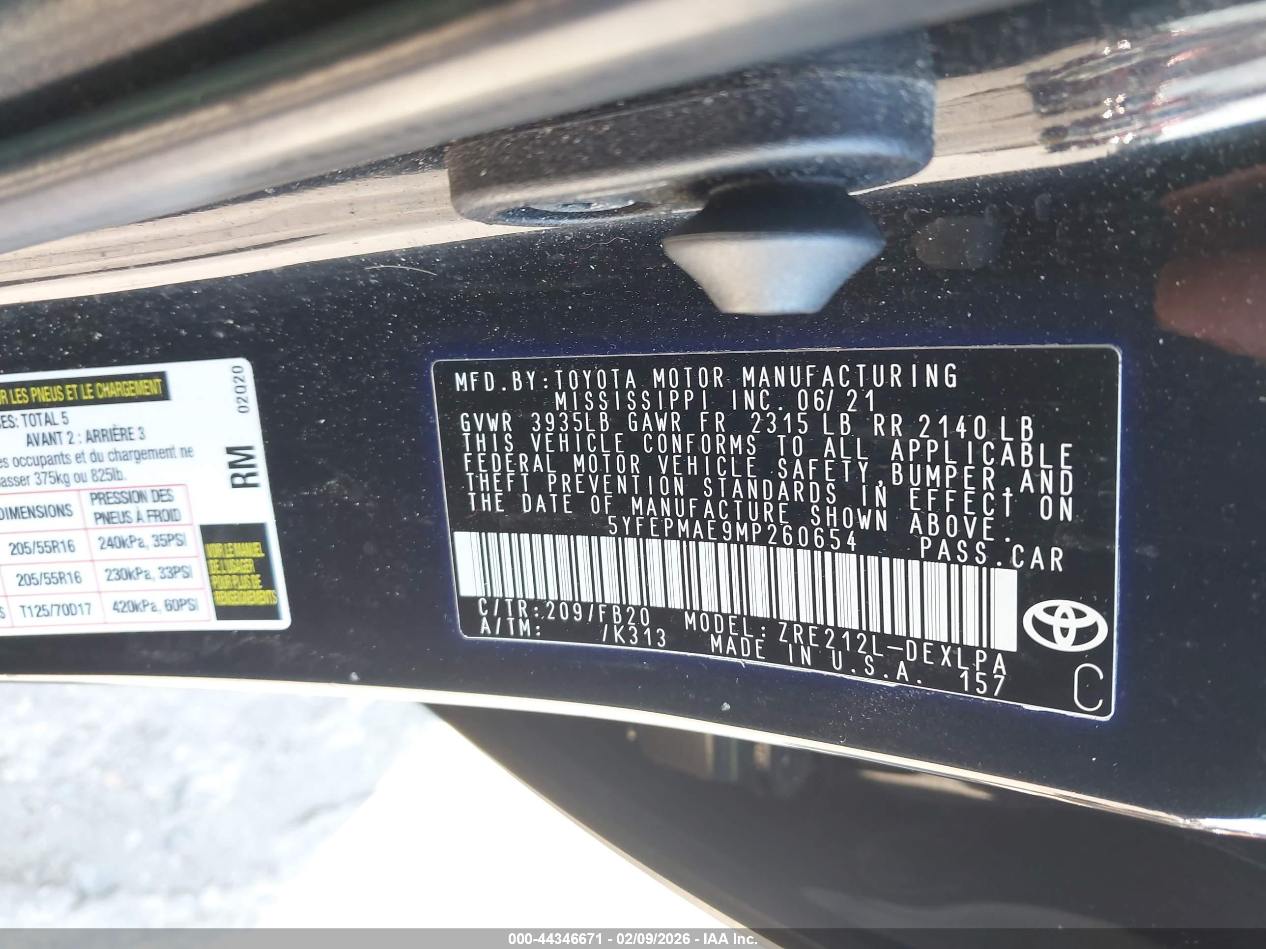 TOYOTA COROLLA image 9