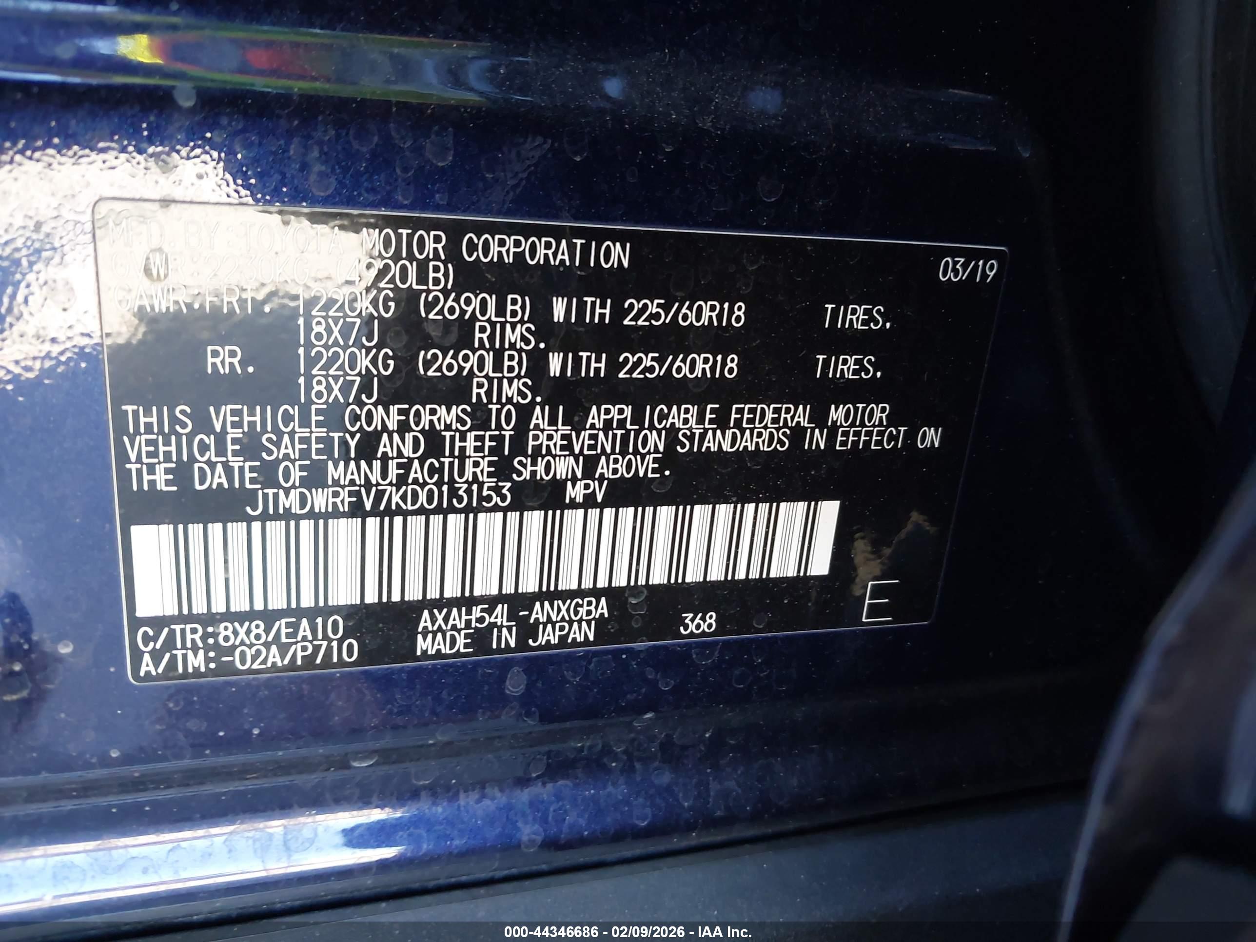 TOYOTA RAV4 image 9