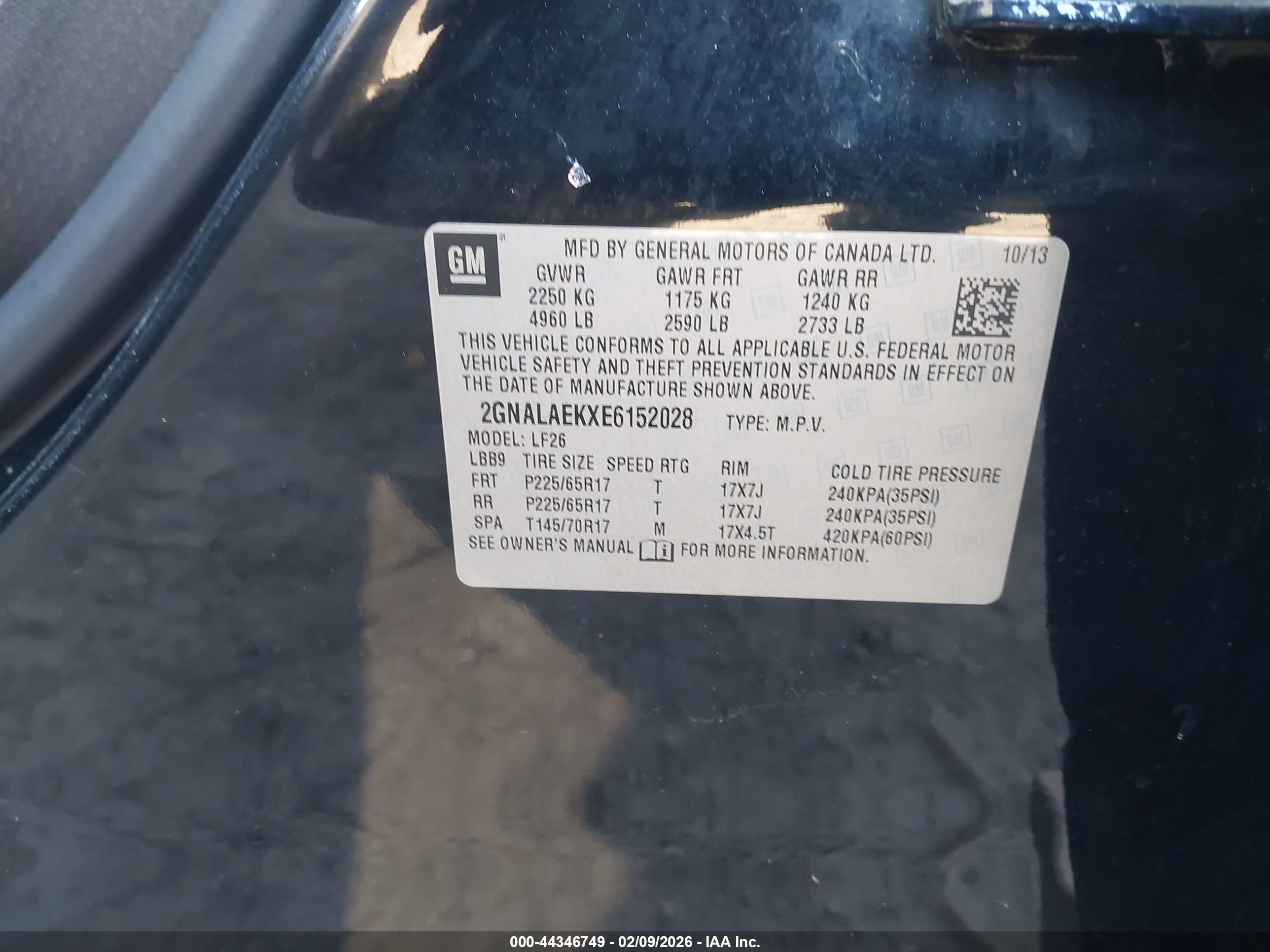 CHEVROLET EQUINOX image 9