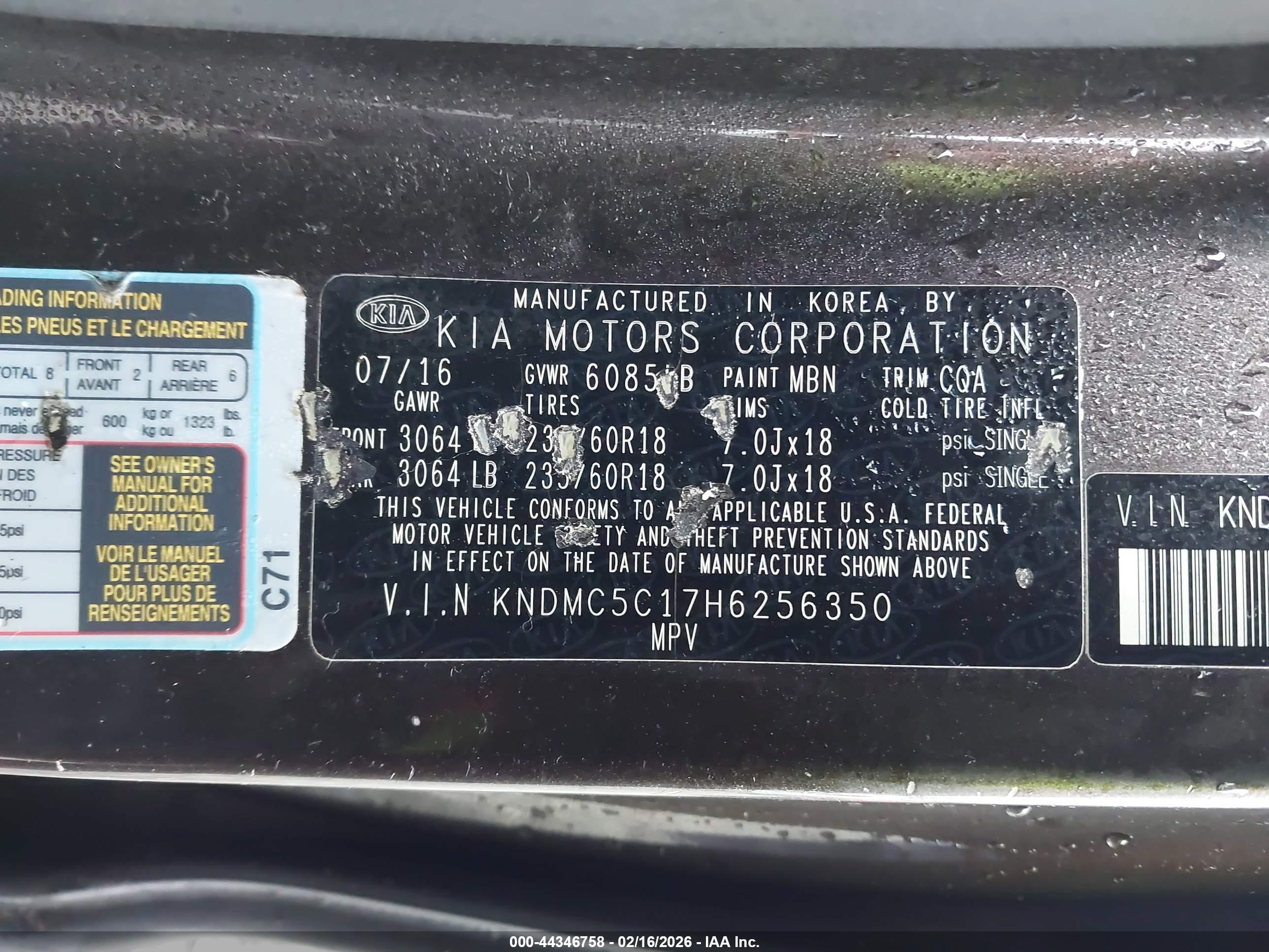 KIA SEDONA image 9