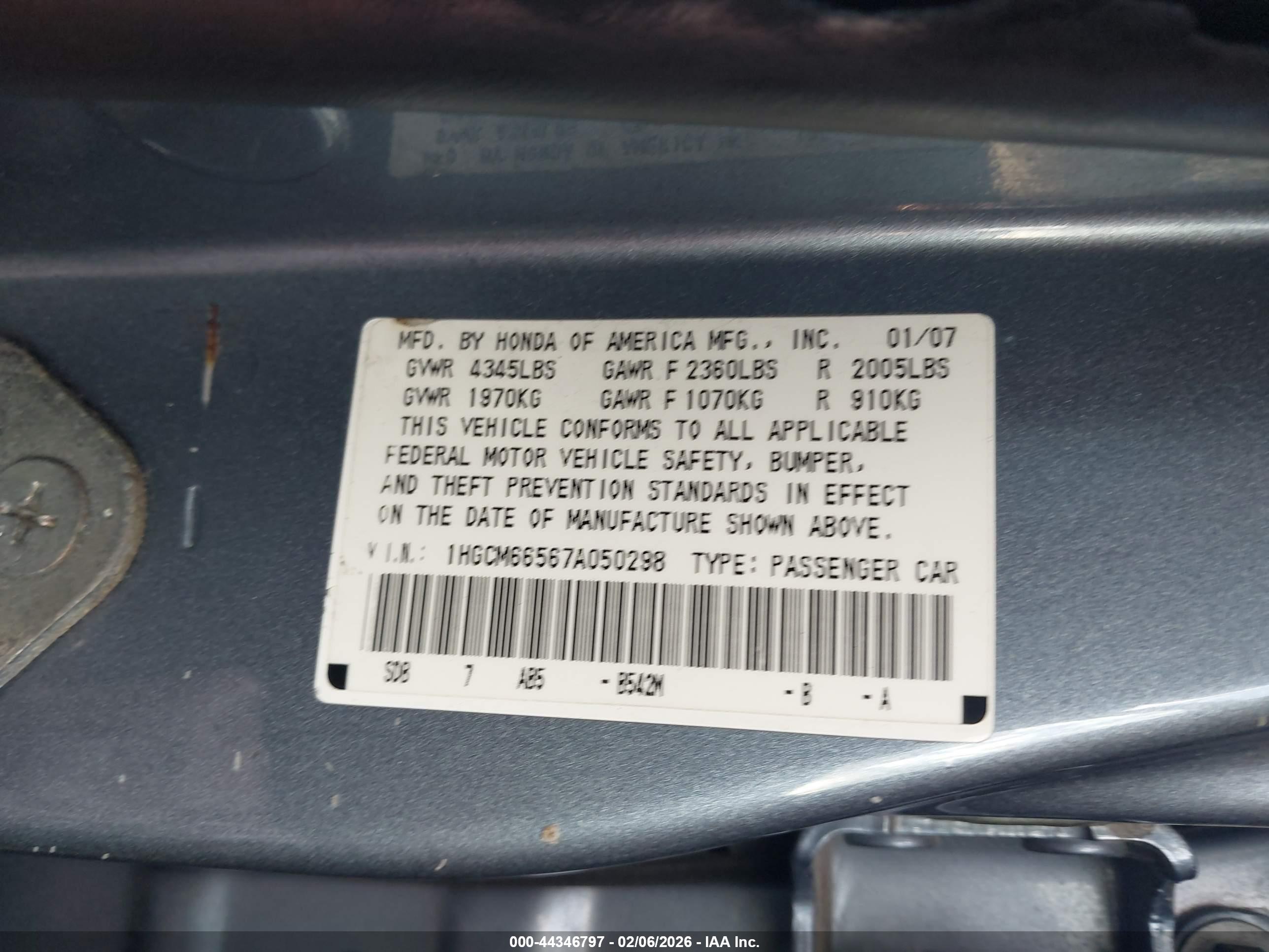 HONDA ACCORD image 9