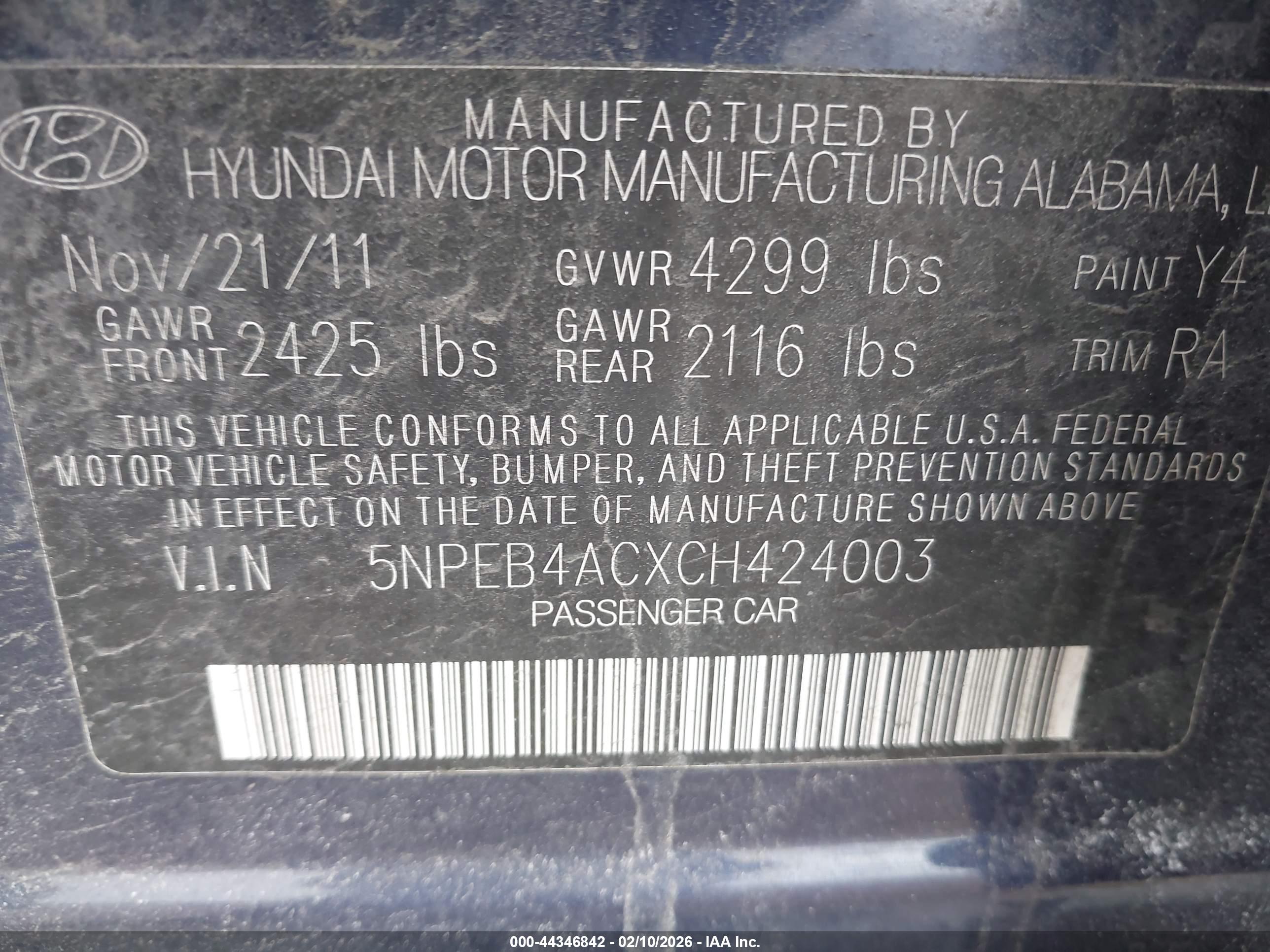 HYUNDAI SONATA image 9