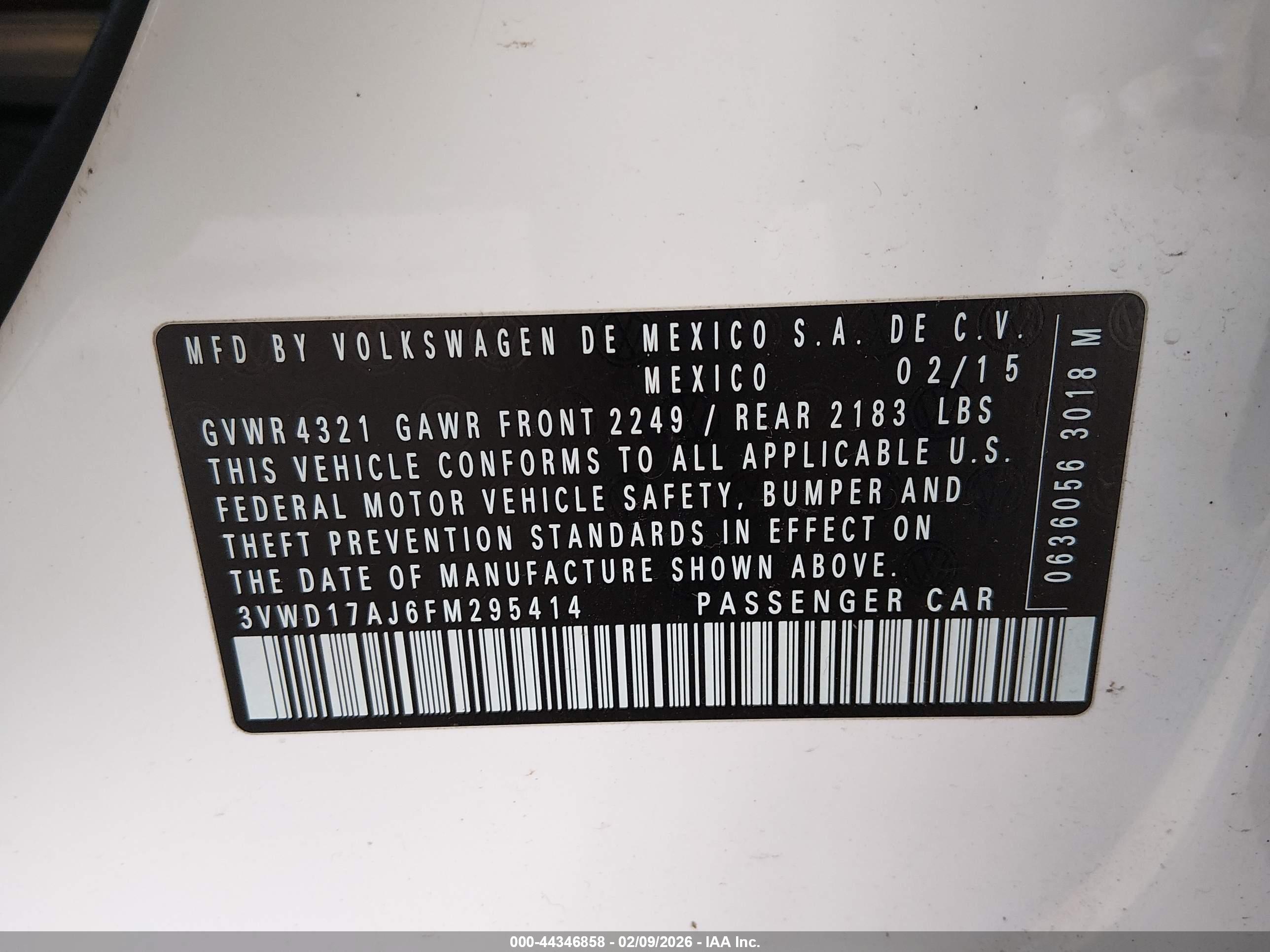 VOLKSWAGEN JETTA image 9