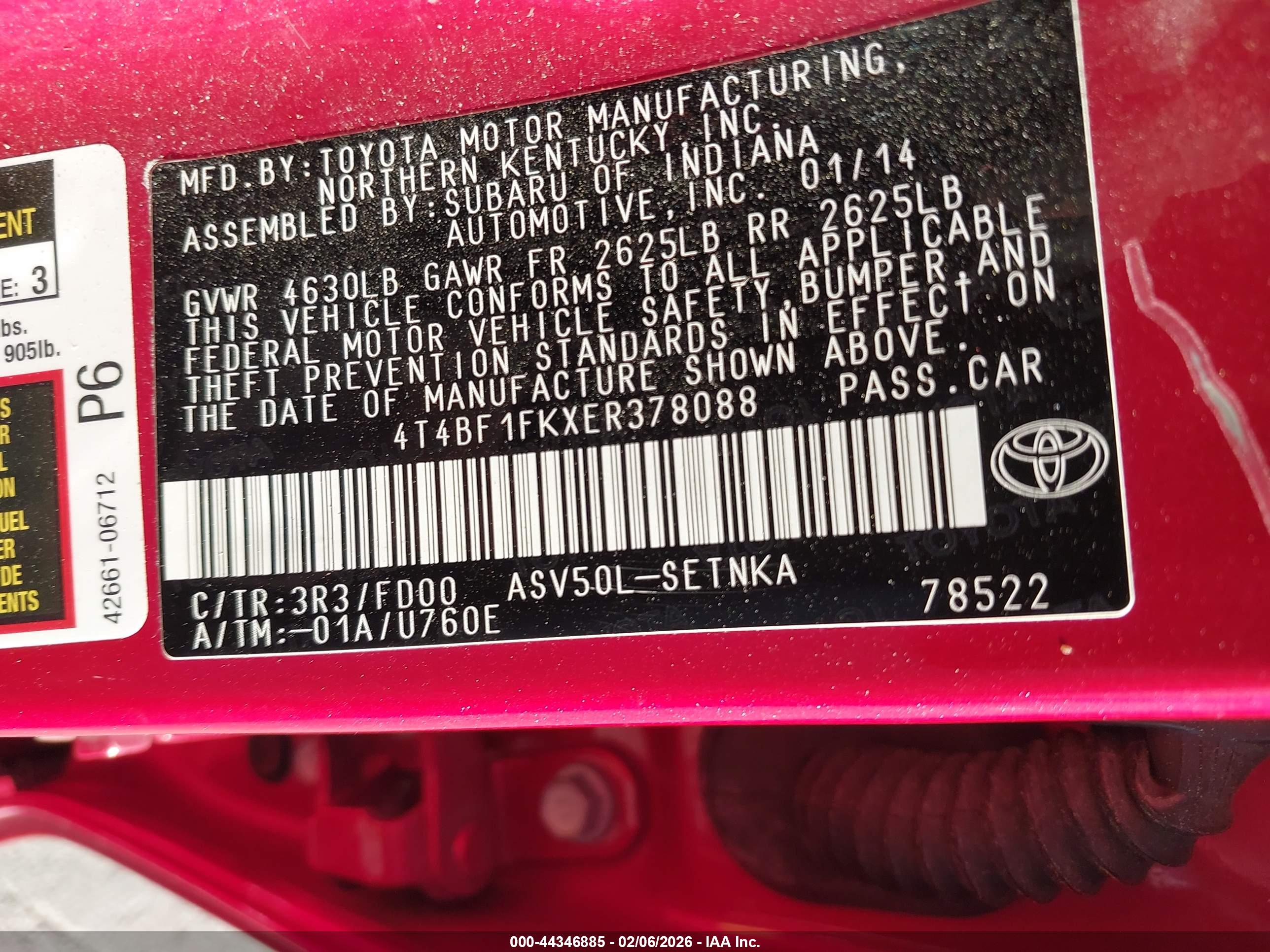 TOYOTA CAMRY image 9