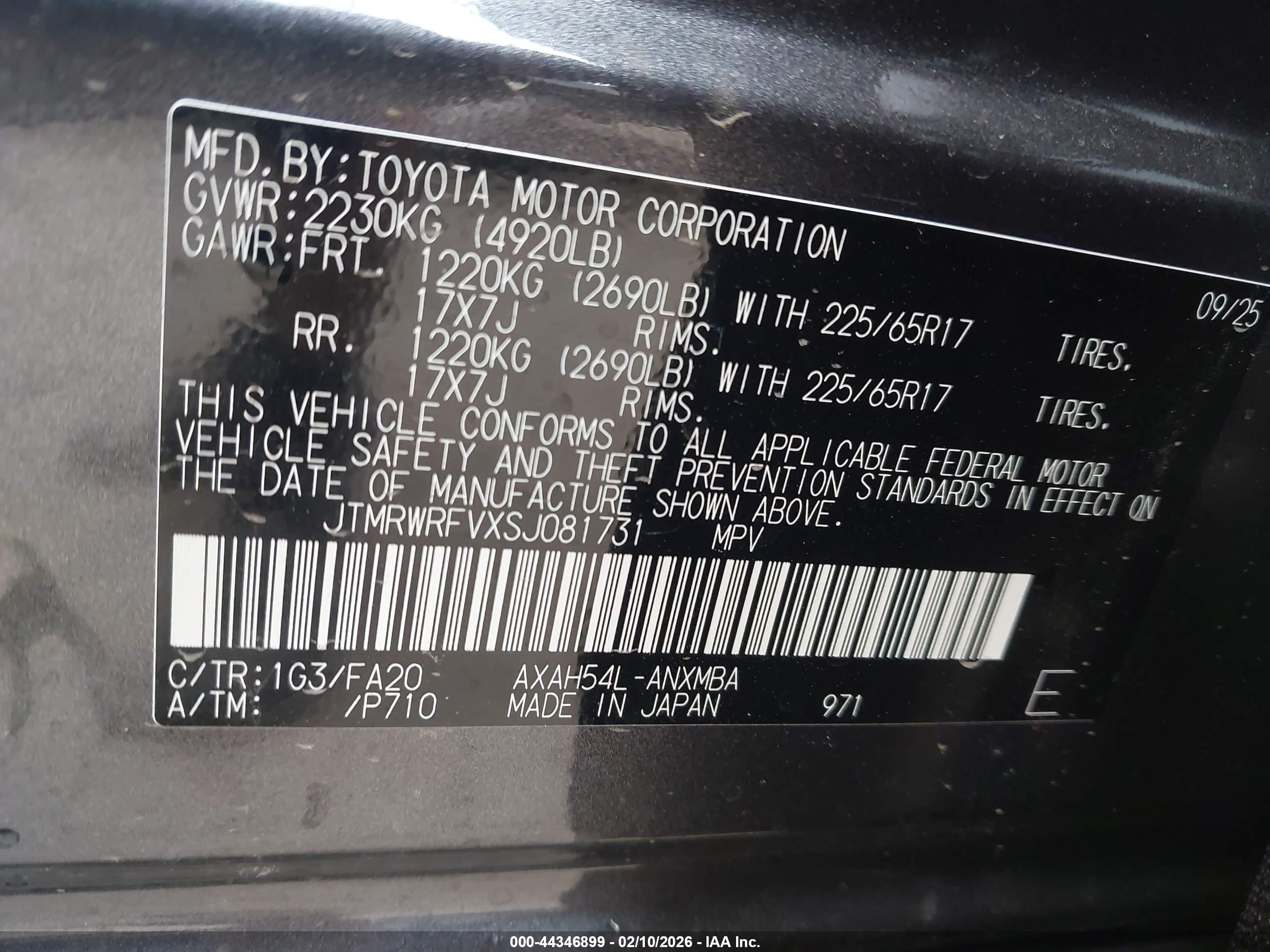 TOYOTA RAV4 image 9