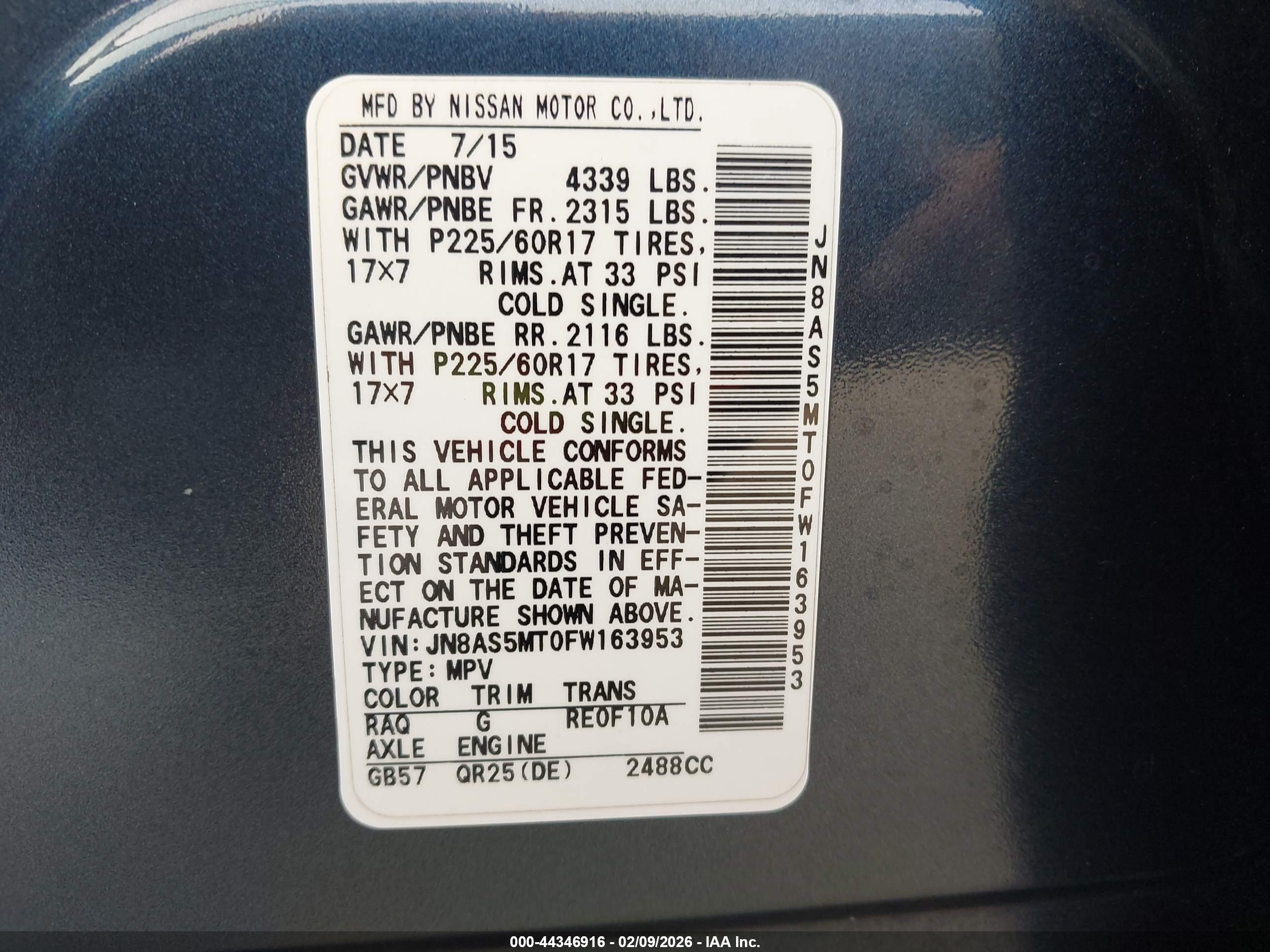 NISSAN ROGUE image 9
