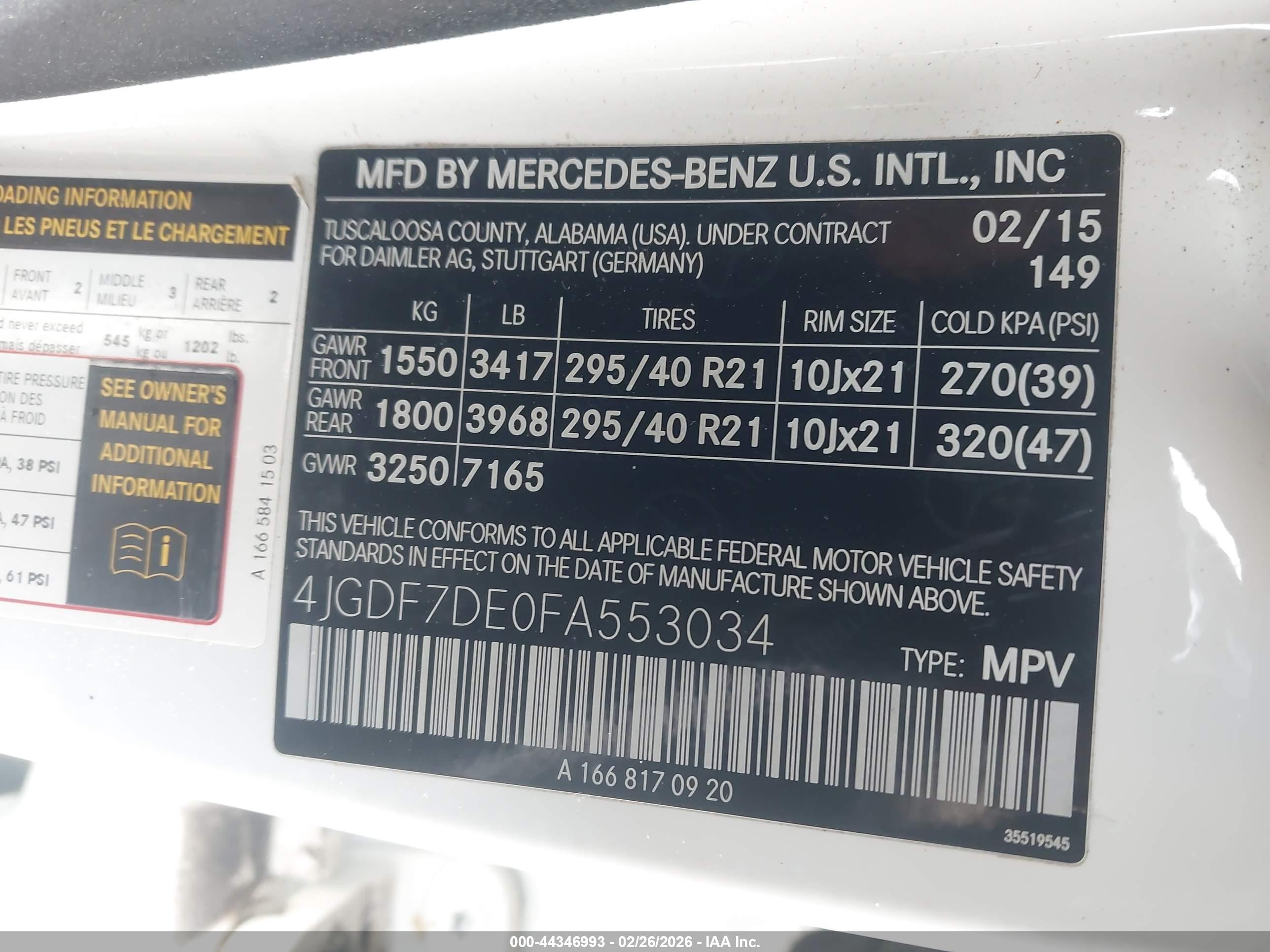 MERCEDES-BENZ GL image 9