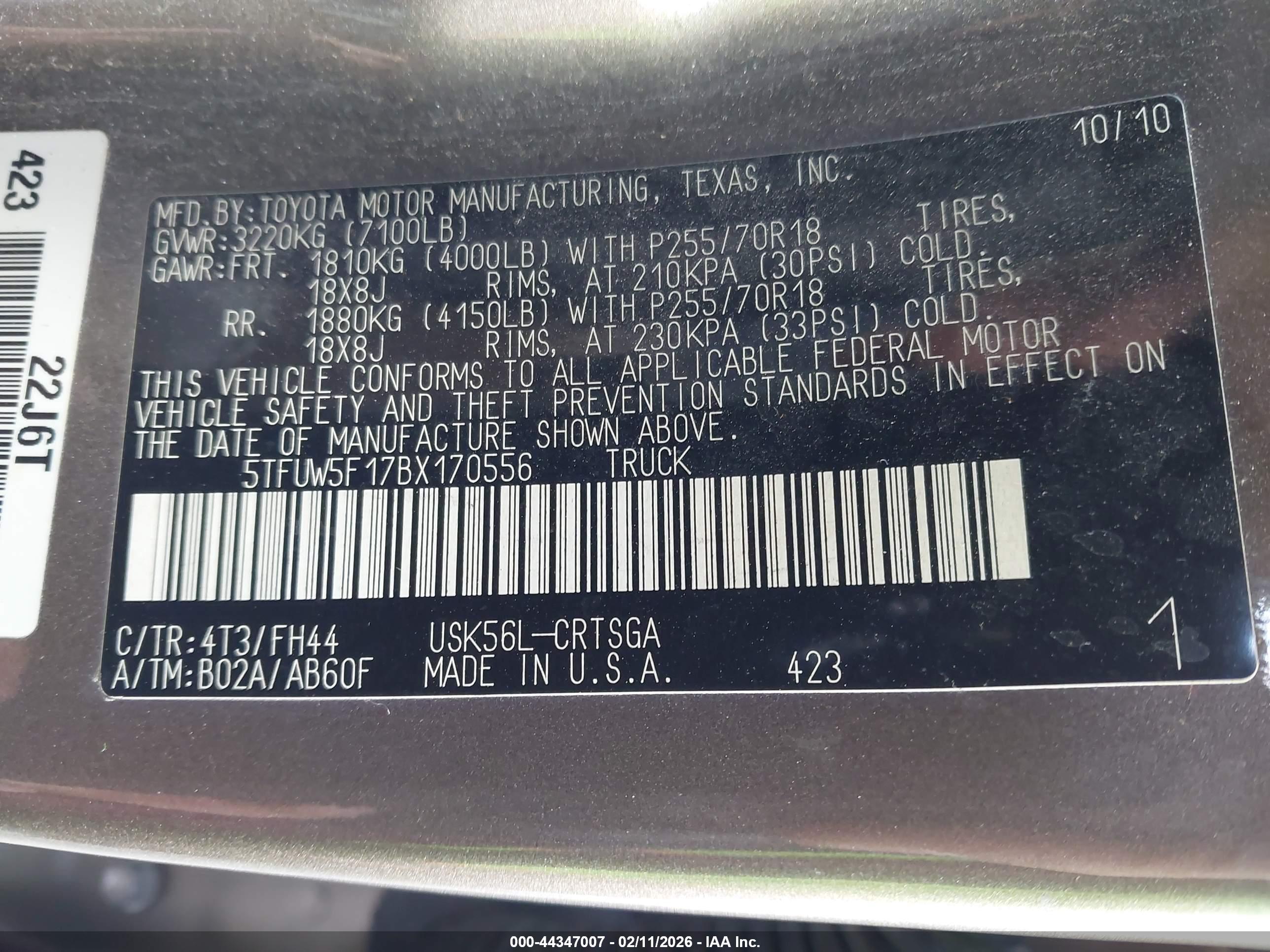 TOYOTA TUNDRA image 9