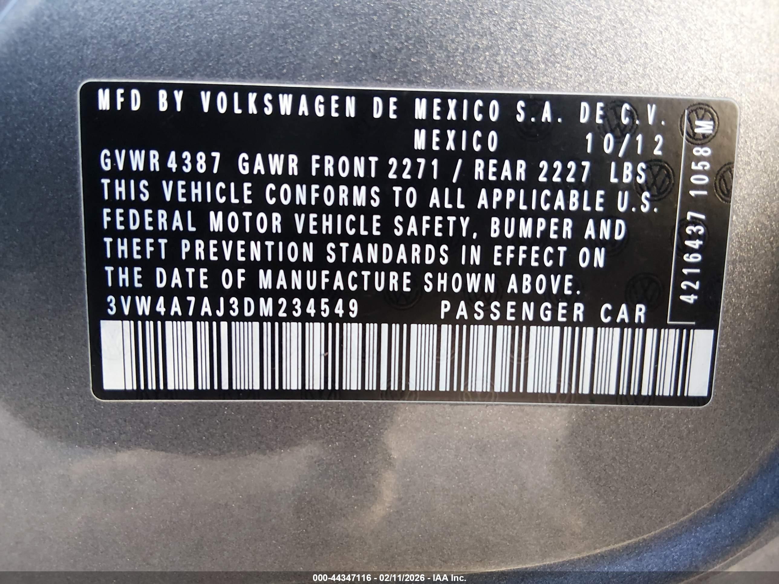 VOLKSWAGEN JETTA image 9
