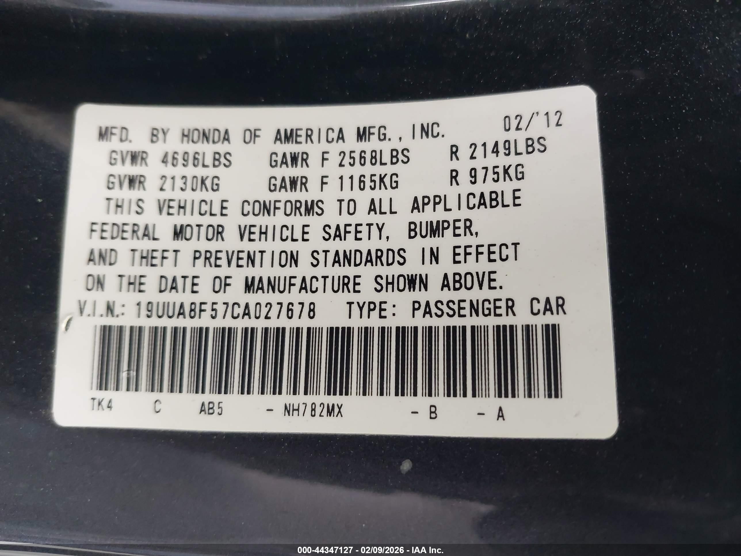 ACURA TL image 9