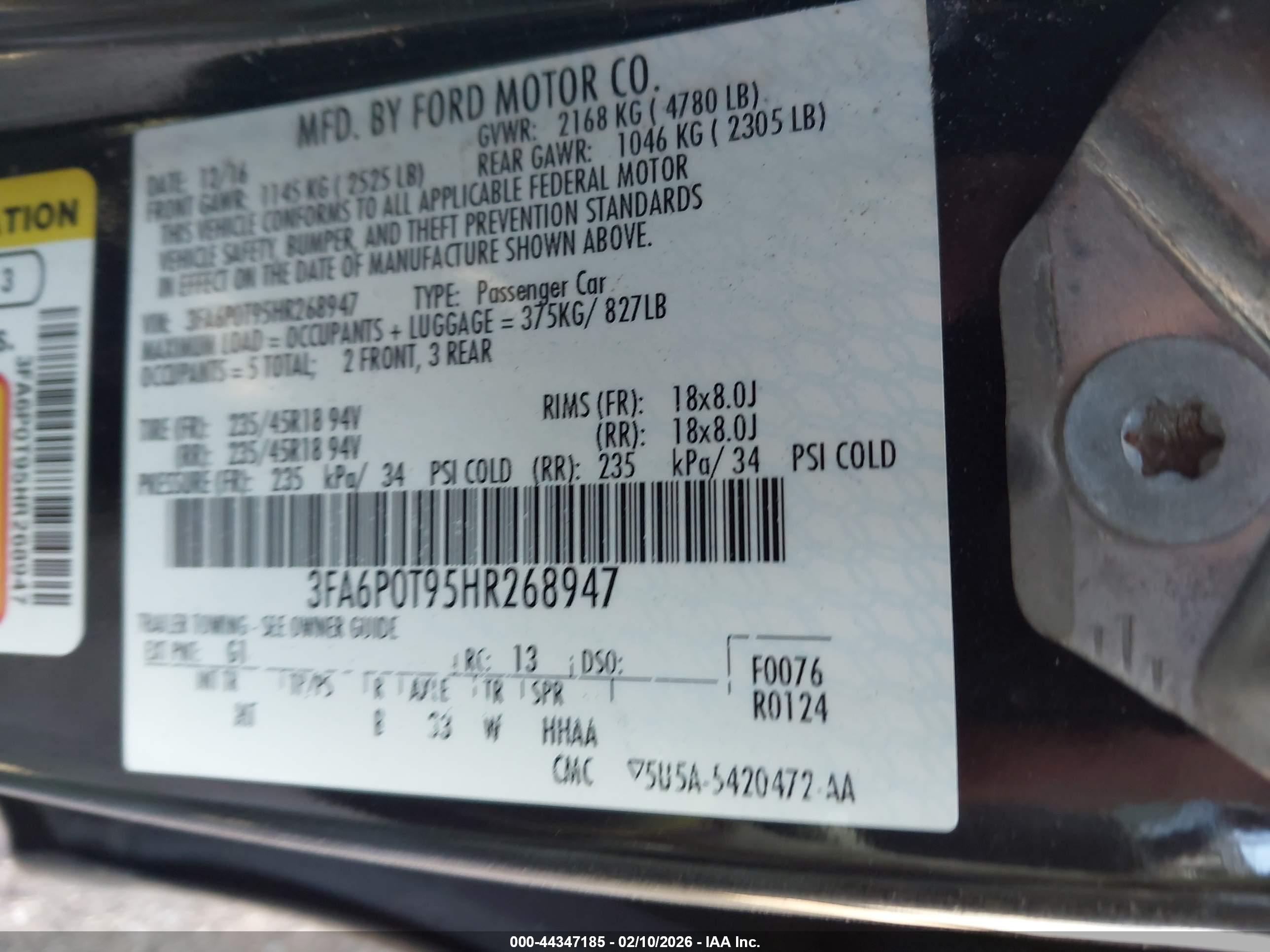 FORD FUSION image 9