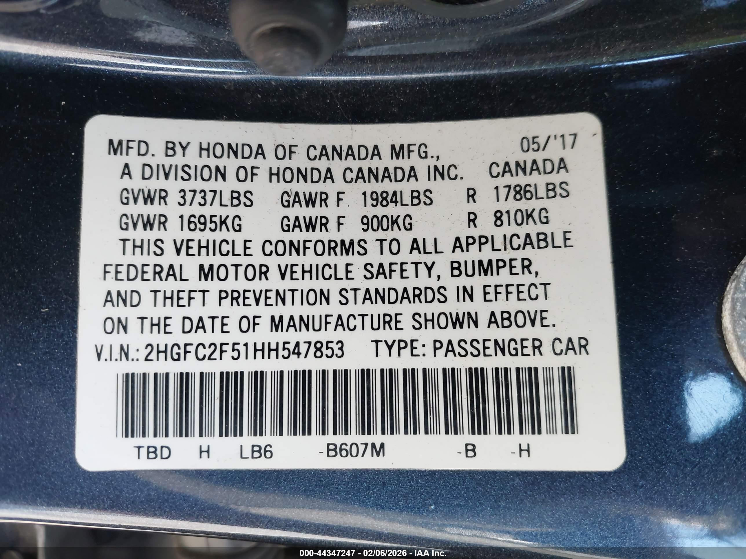 HONDA CIVIC image 9