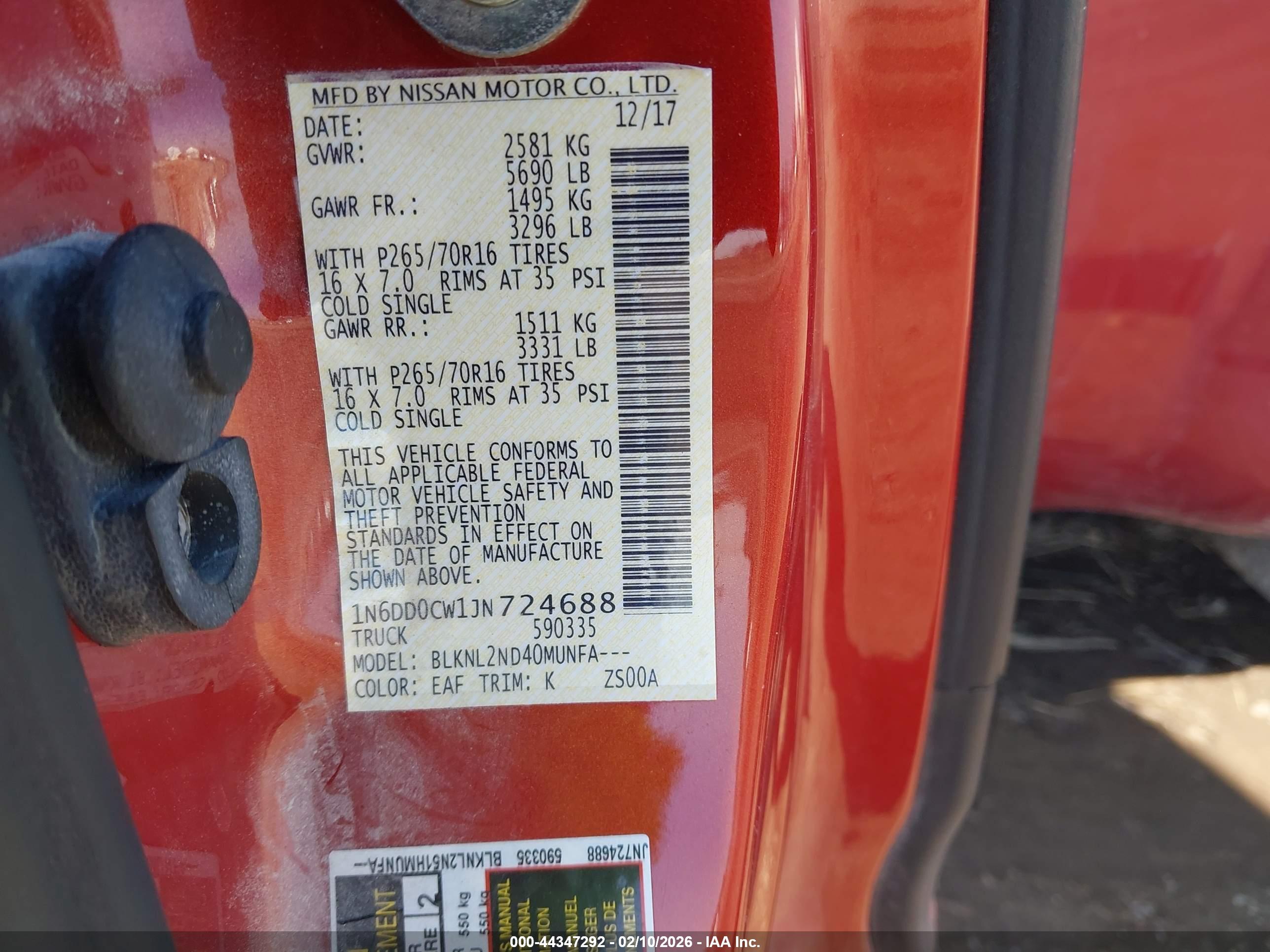 NISSAN FRONTIER image 9