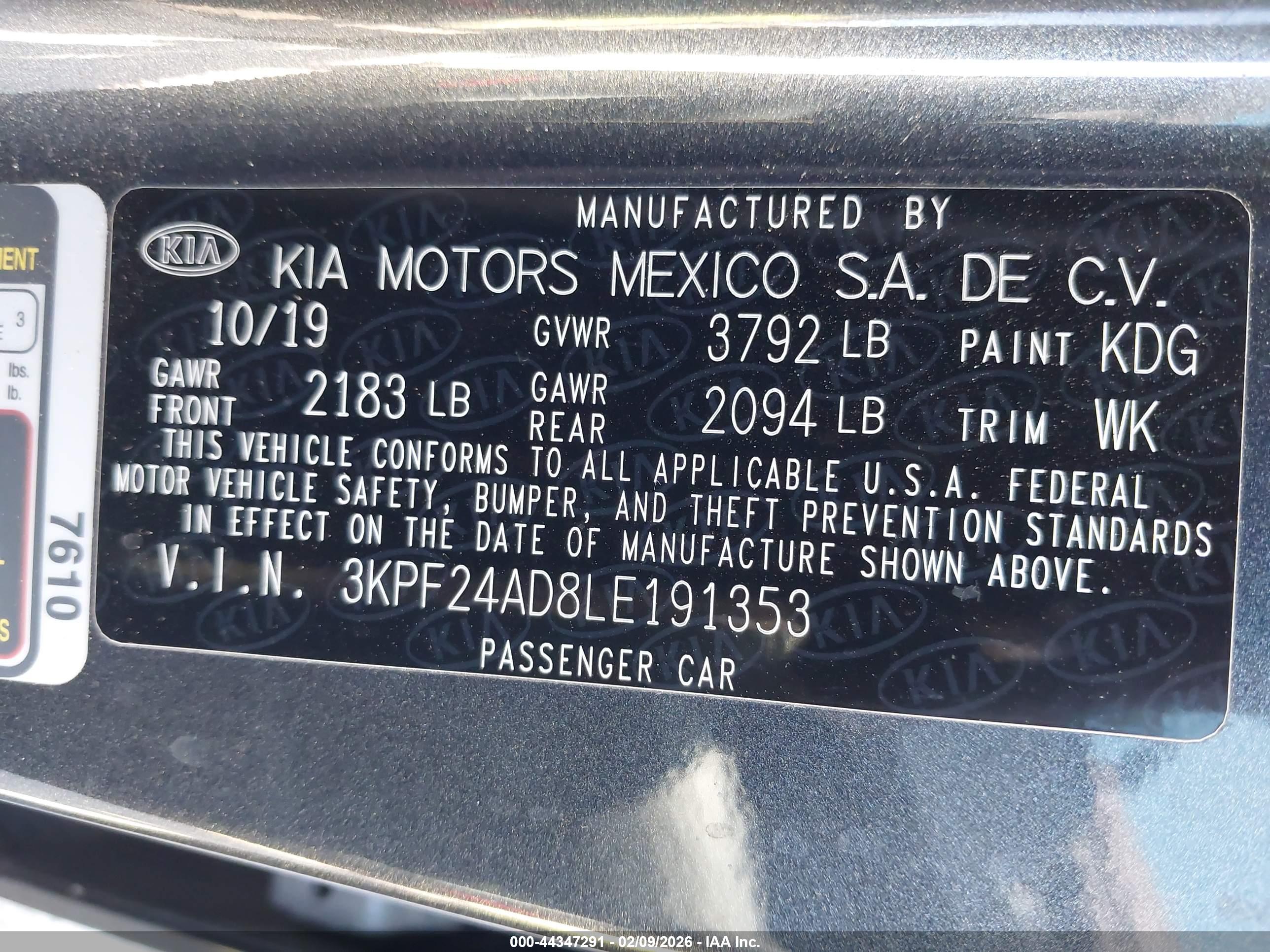 KIA FORTE image 9