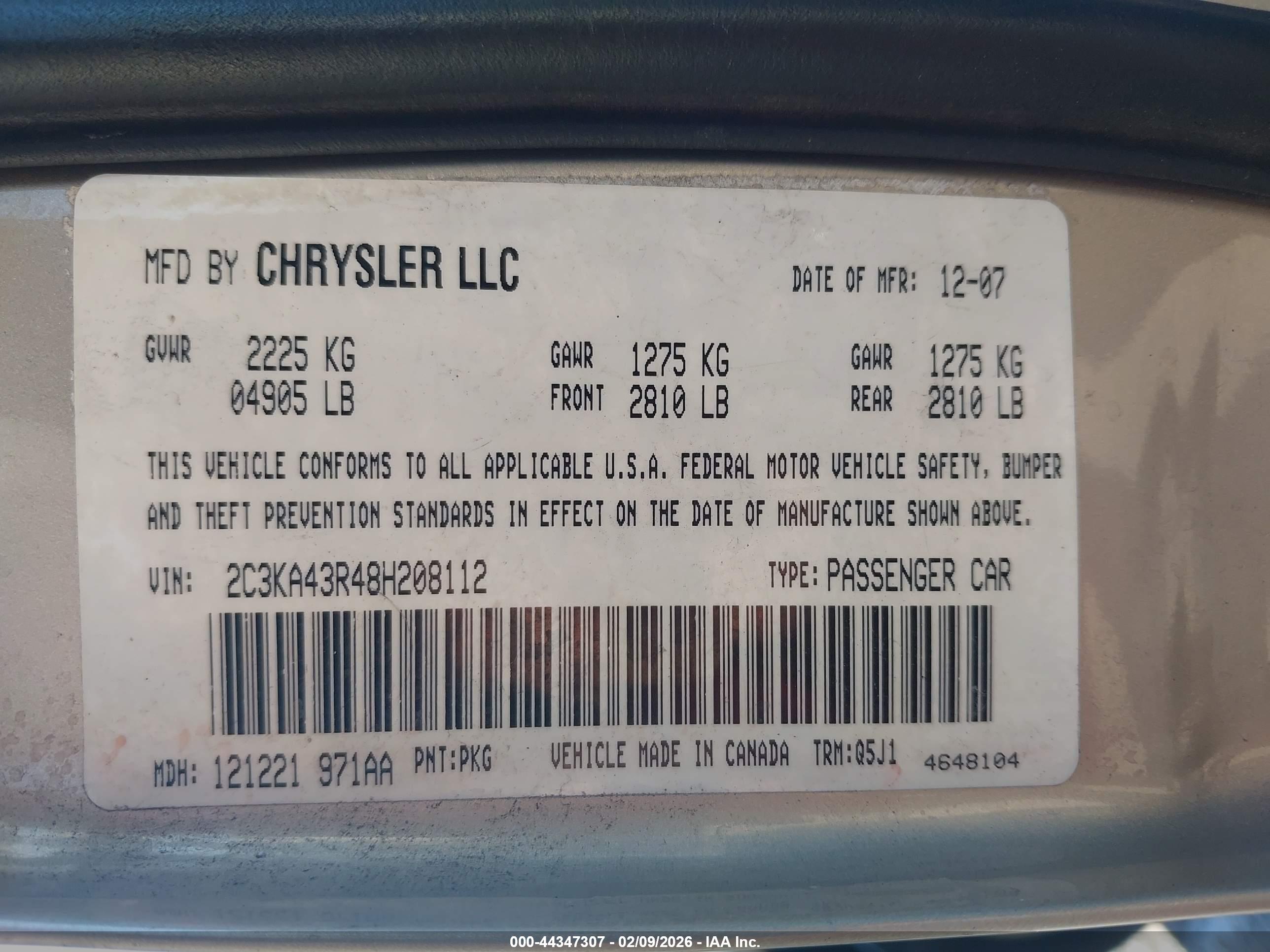 CHRYSLER 300 image 9