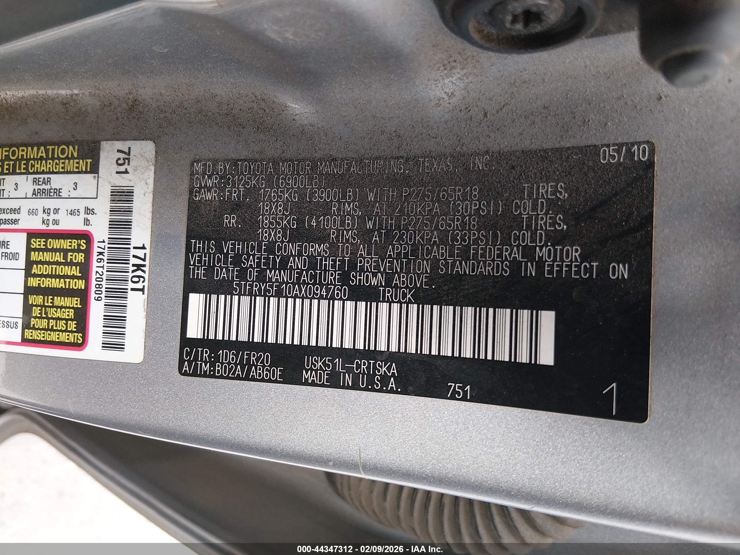 TOYOTA TUNDRA image 9