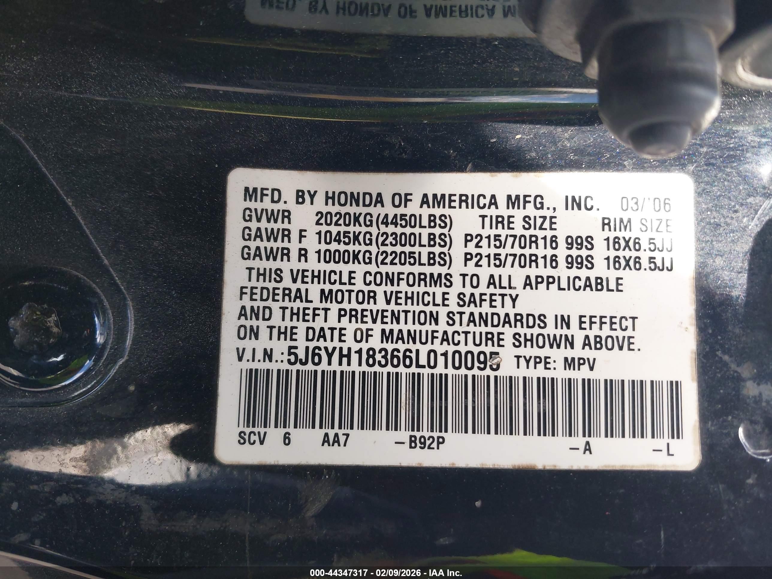 HONDA ELEMENT image 9
