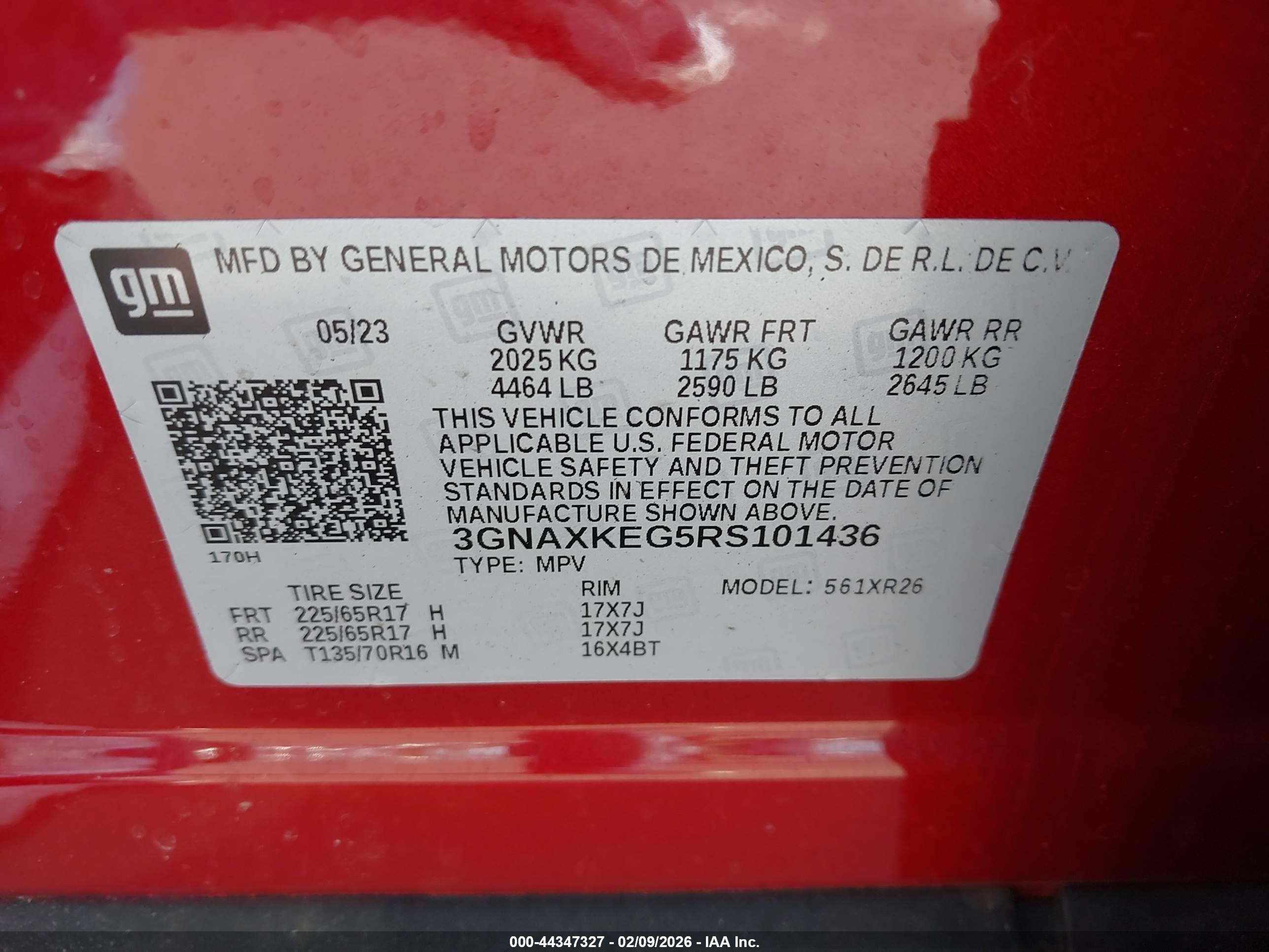 CHEVROLET EQUINOX image 9