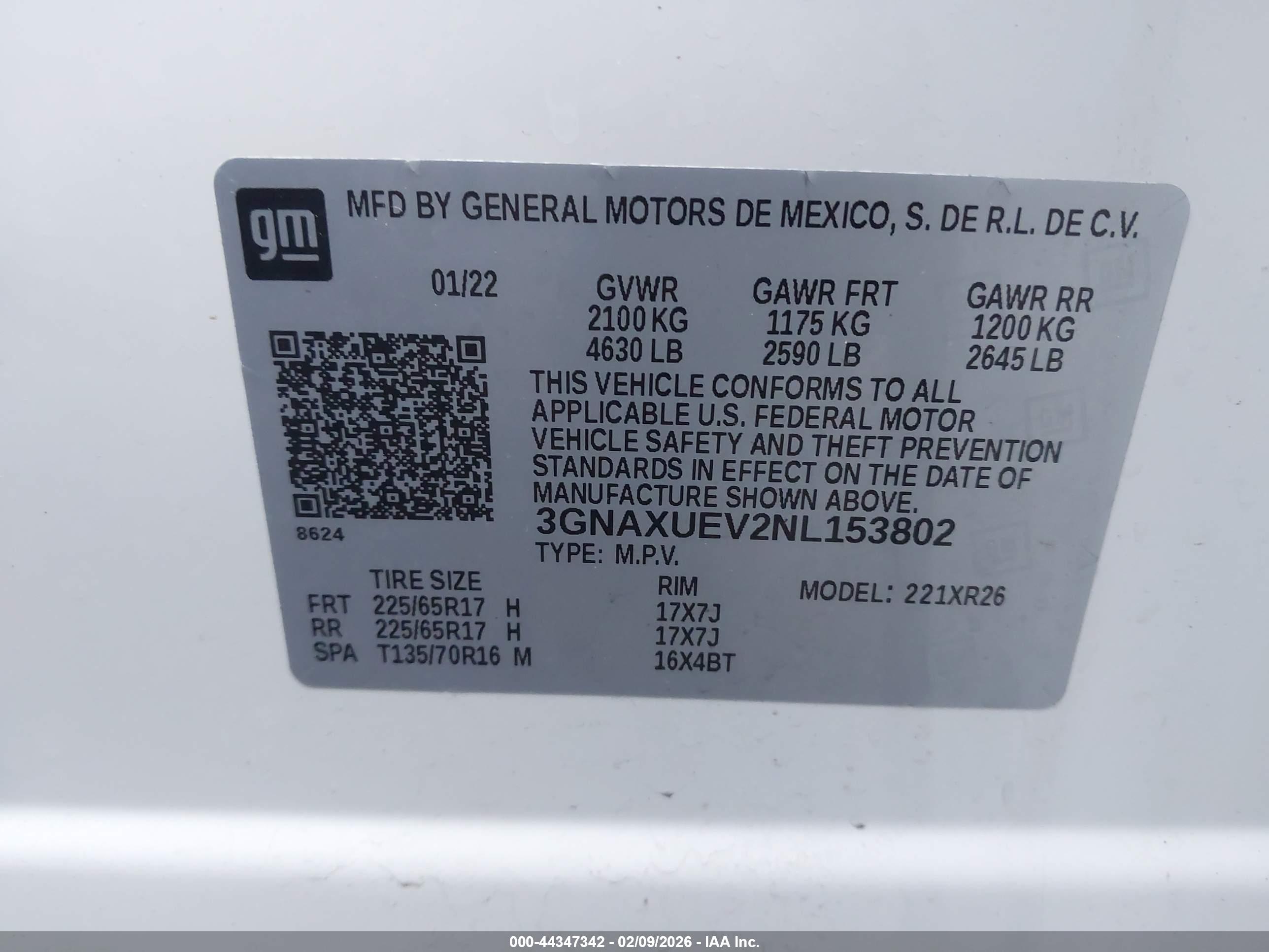 CHEVROLET EQUINOX image 9