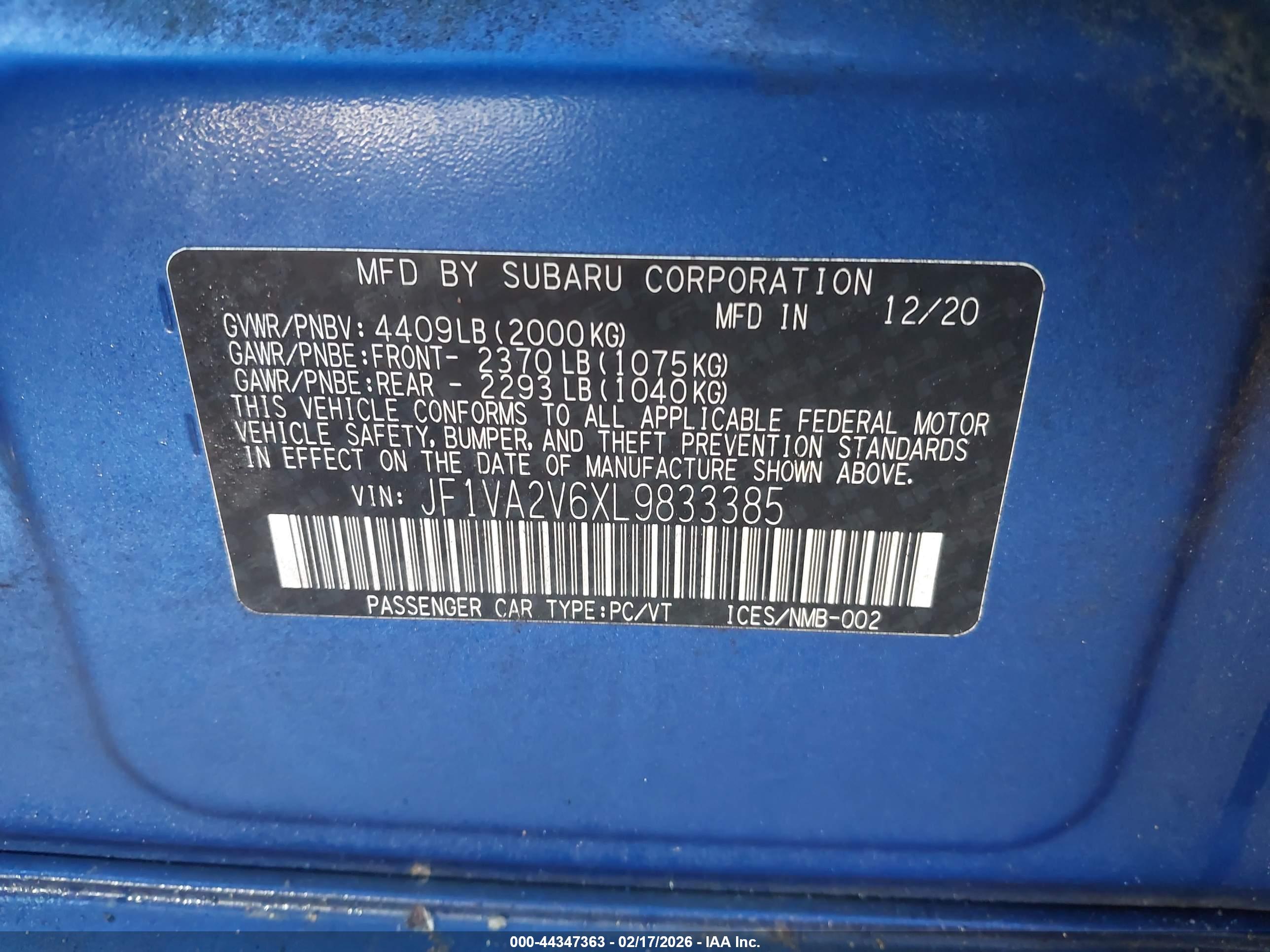 SUBARU WRX image 9