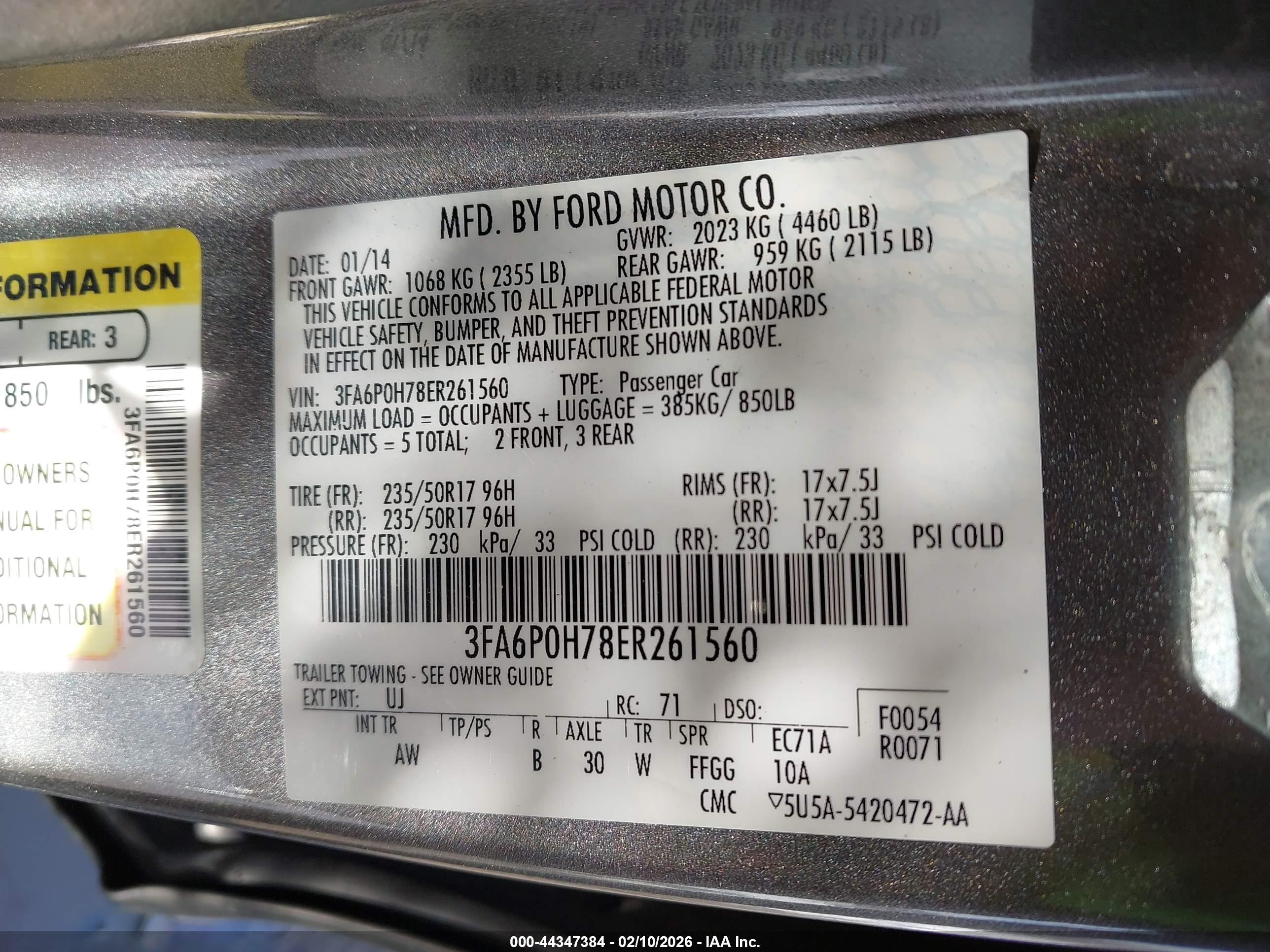FORD FUSION image 9